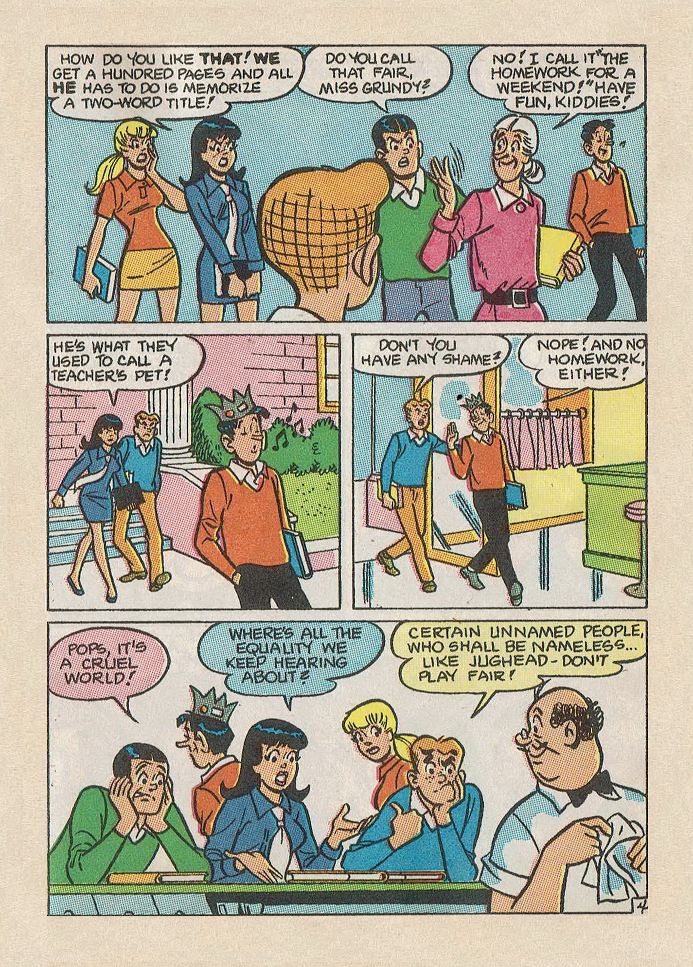 Read online Jughead Jones Comics Digest comic -  Issue #63 - 85
