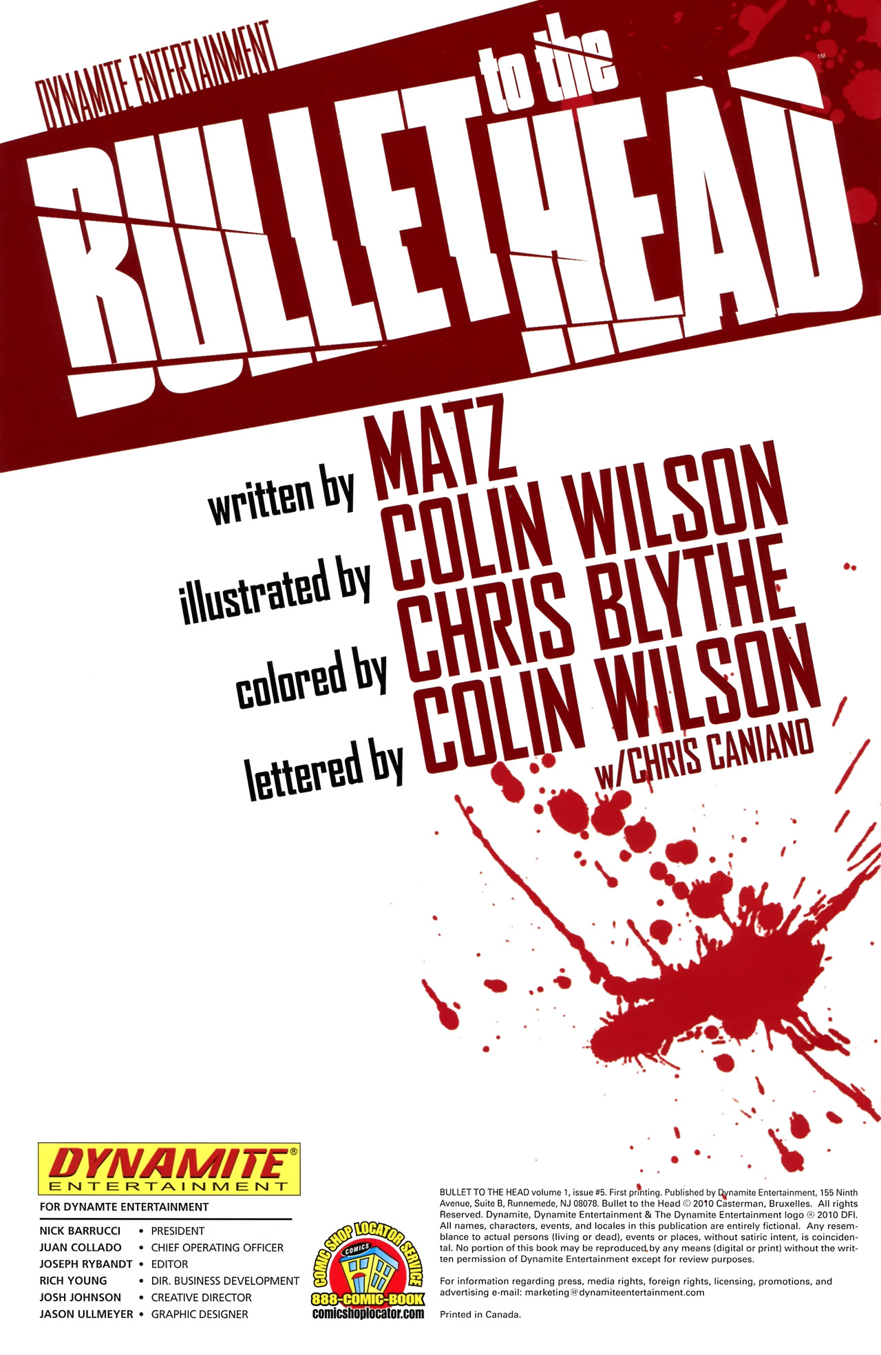 Read online Bullet to the Head comic -  Issue #5 - 2