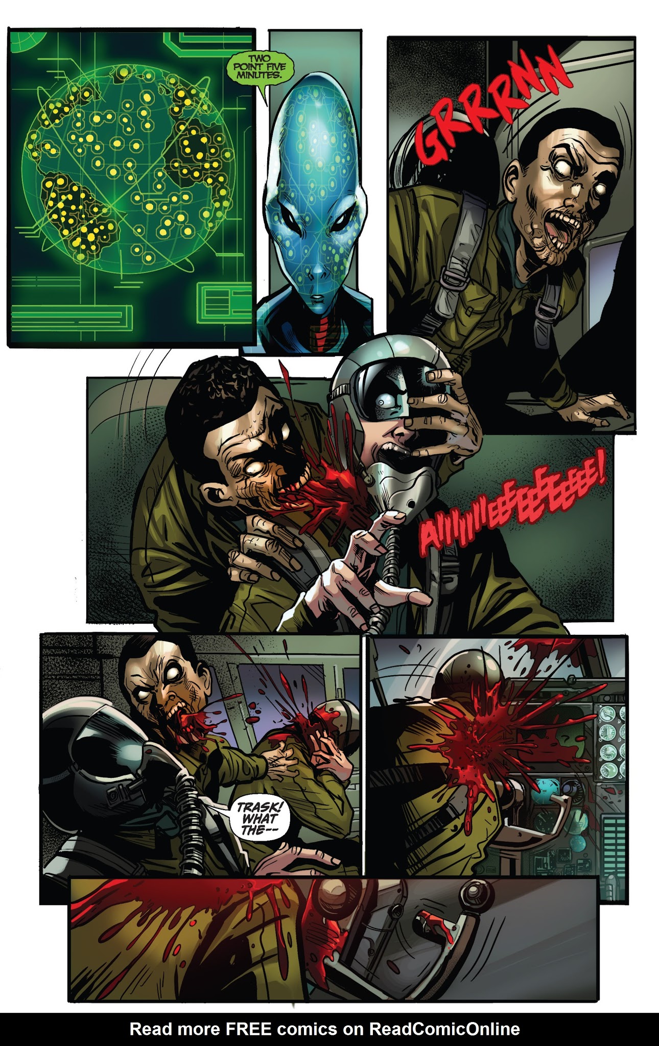 Read online Aliens vs. Zombies comic -  Issue #1 - 18