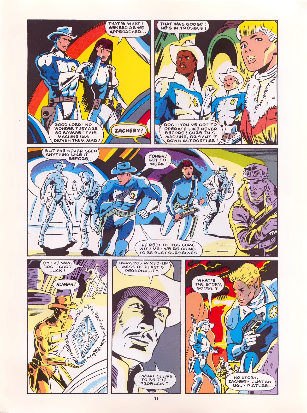 Read online Adventures of the Galaxy Rangers comic -  Issue #3 - 11