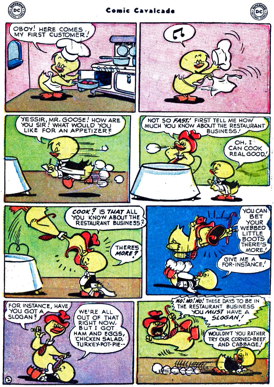 Read online Comic Cavalcade comic -  Issue #57 - 57