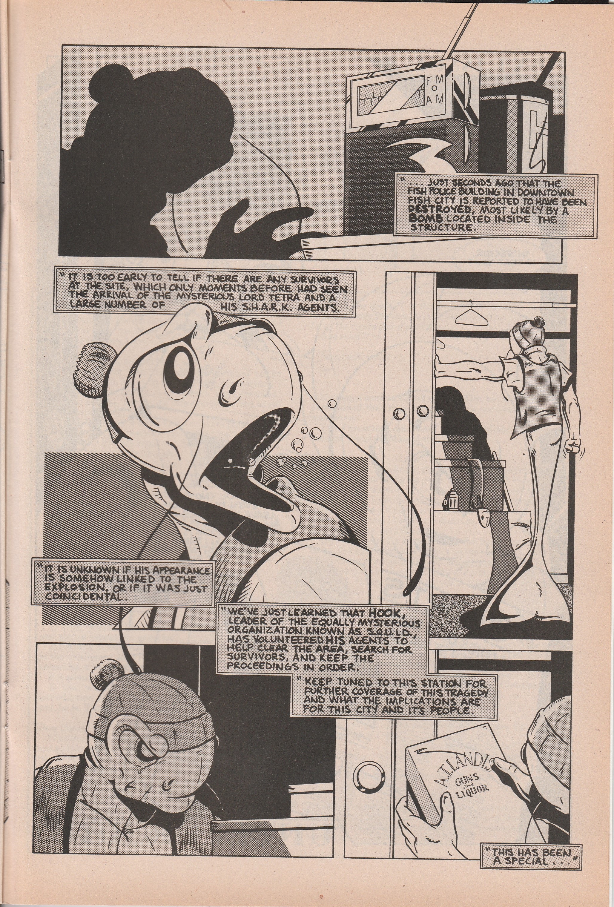 Read online The Fish Police comic -  Issue #9 - 23
