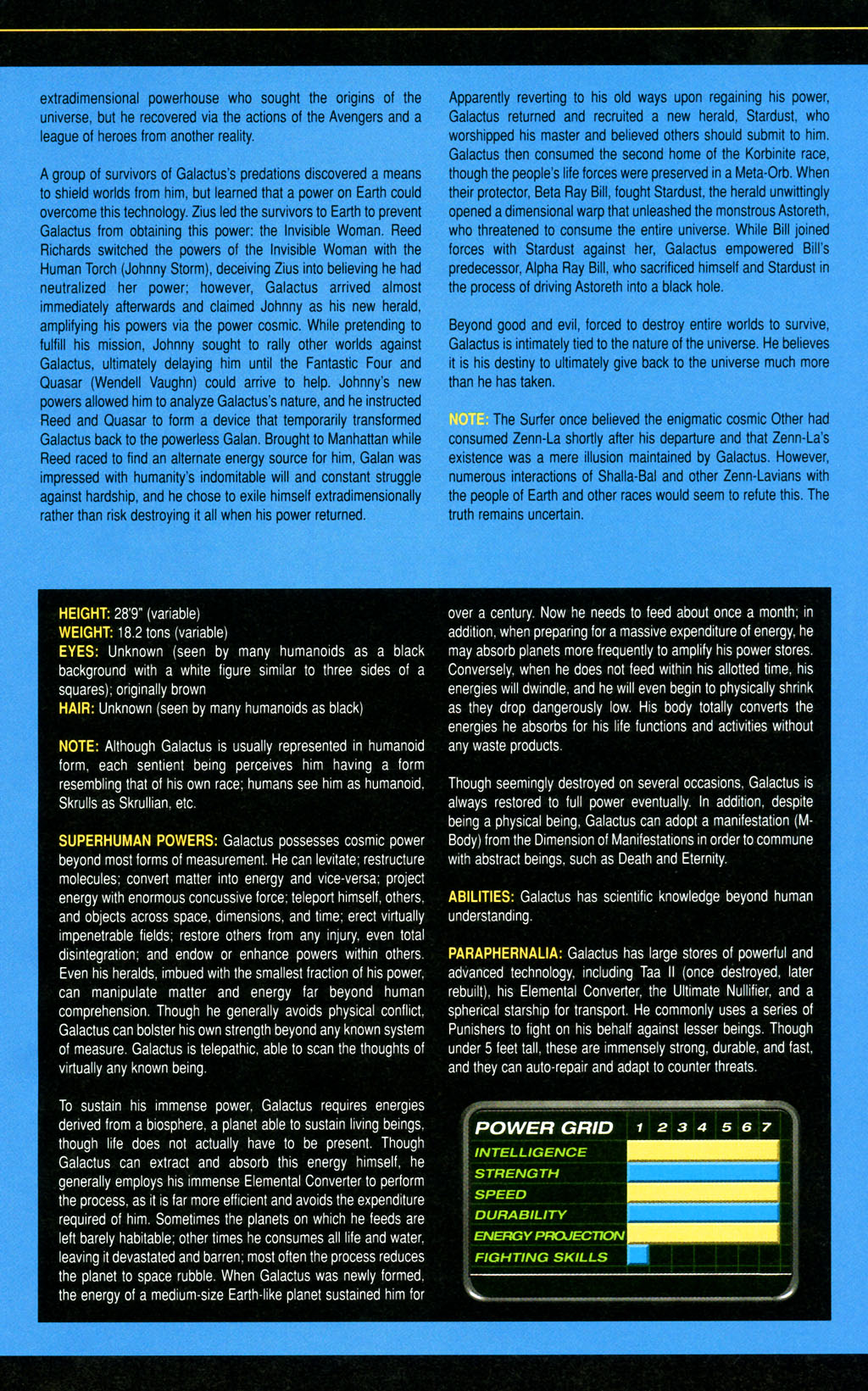 Read online Official Handbook of the Marvel Universe: Fantastic Four 2005 comic -  Issue # Full - 15