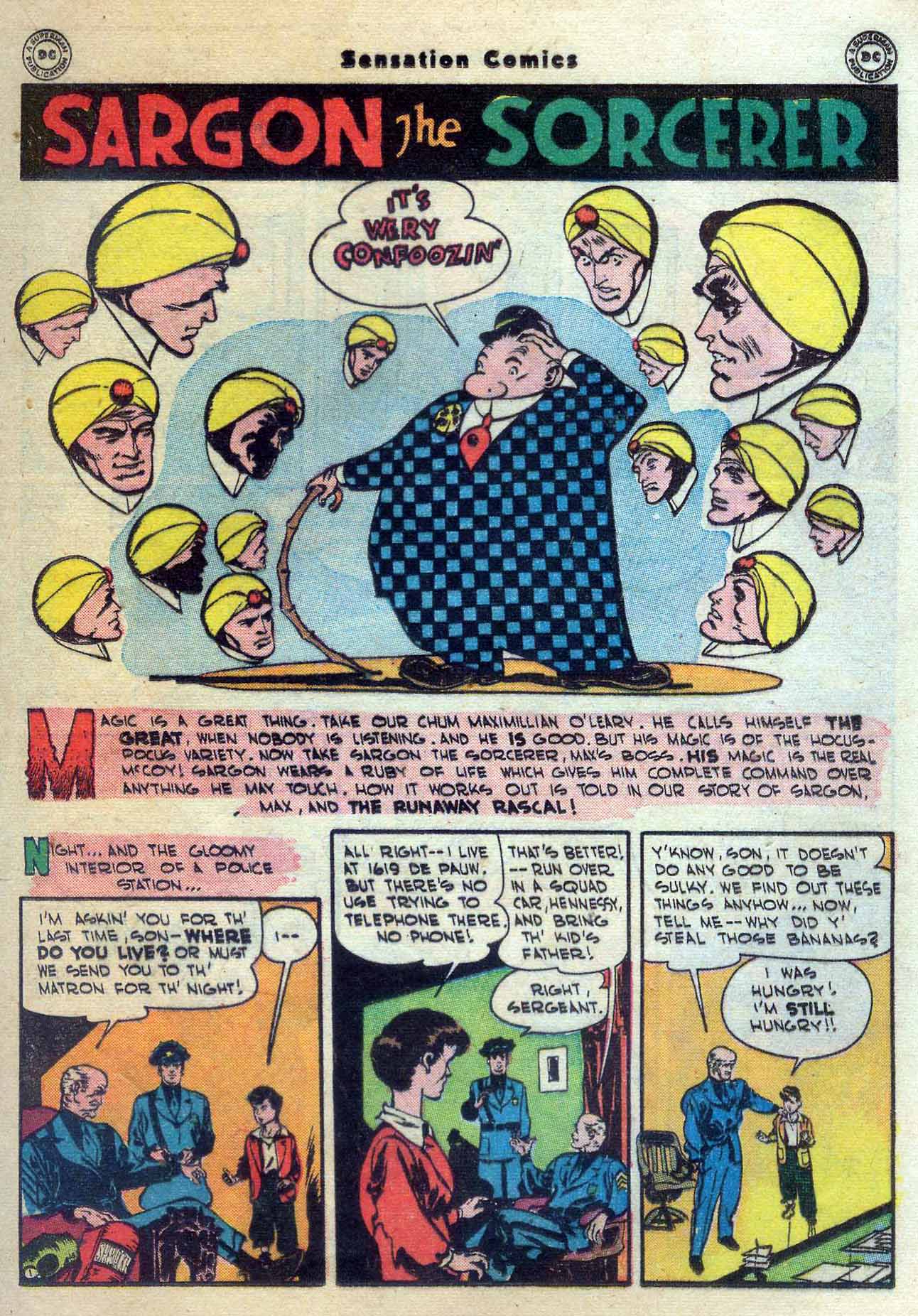 Read online Sensation (Mystery) Comics comic -  Issue #56 - 25