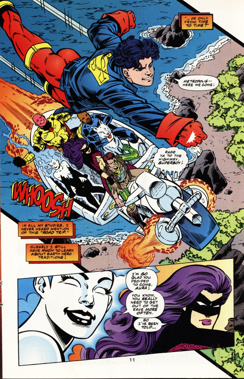 Read online Superboy & The Ravers comic -  Issue #7 - 11