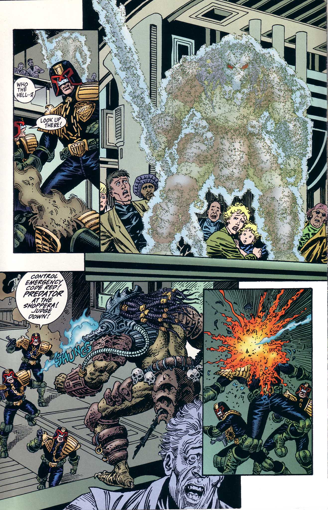 Read online Predator Versus Judge Dredd comic -  Issue #2 - 10