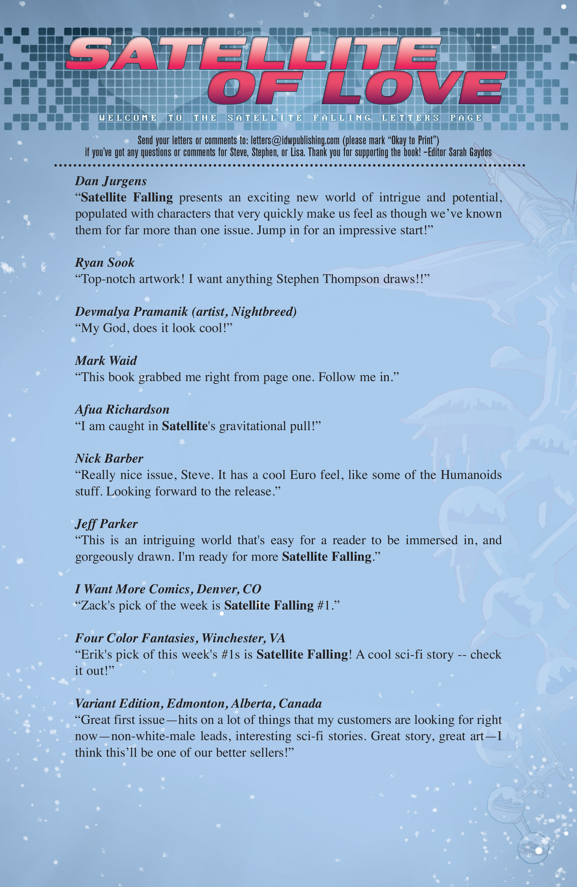 Read online Satellite Falling comic -  Issue #3 - 23