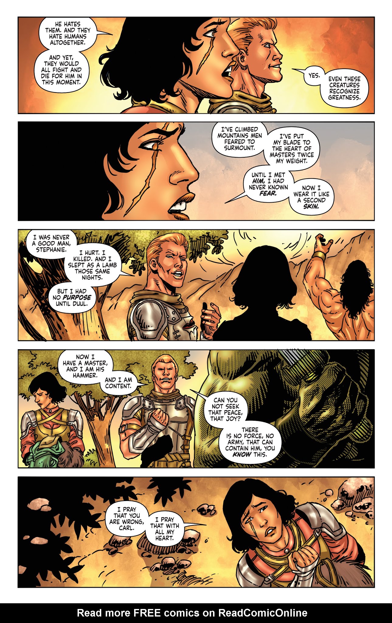 Read online Red Sonja/Tarzan comic -  Issue #6 - 12