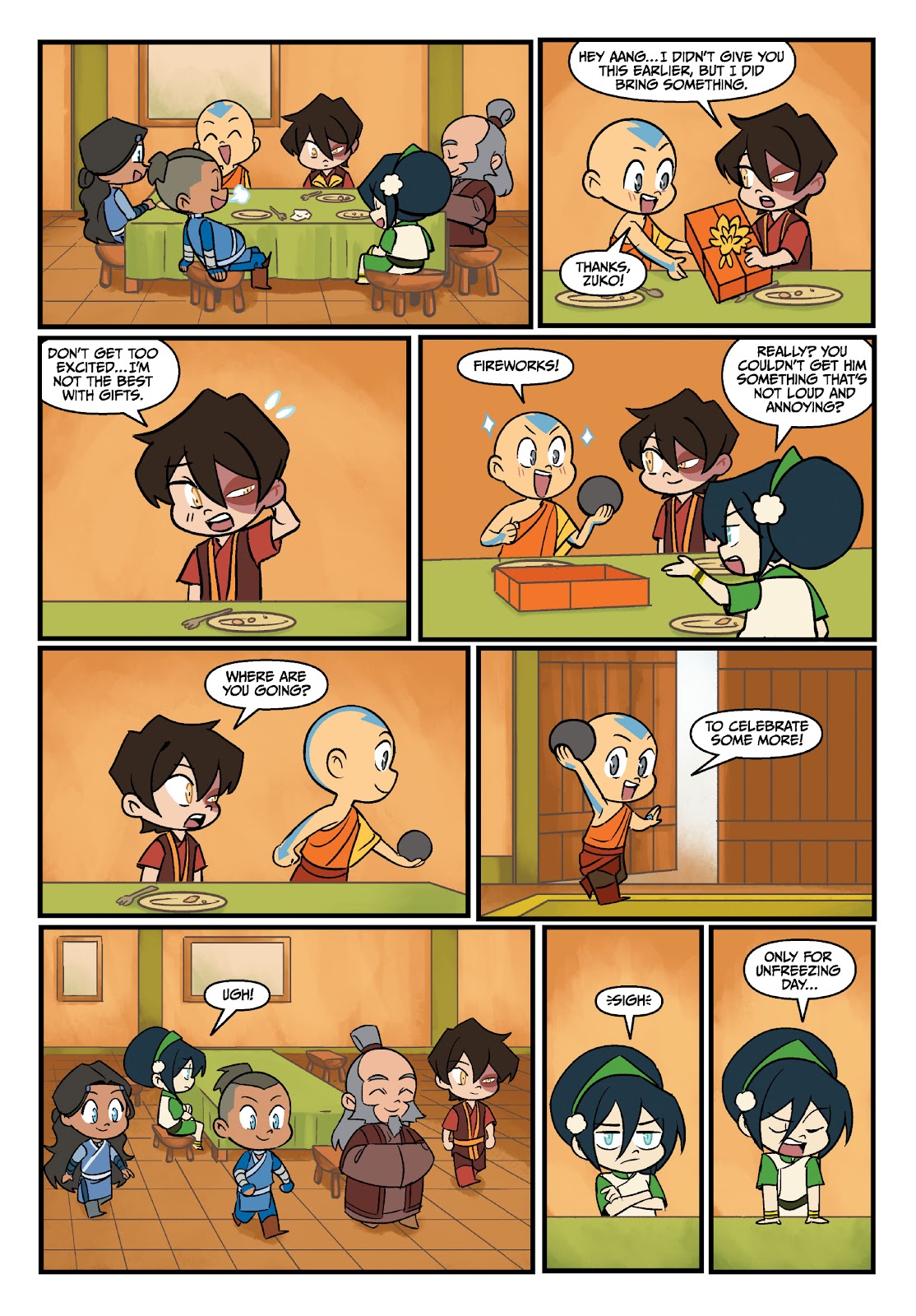 Avatar: The Last Airbender Chibis - Aang's Unfreezing Day issue Full - Page 37