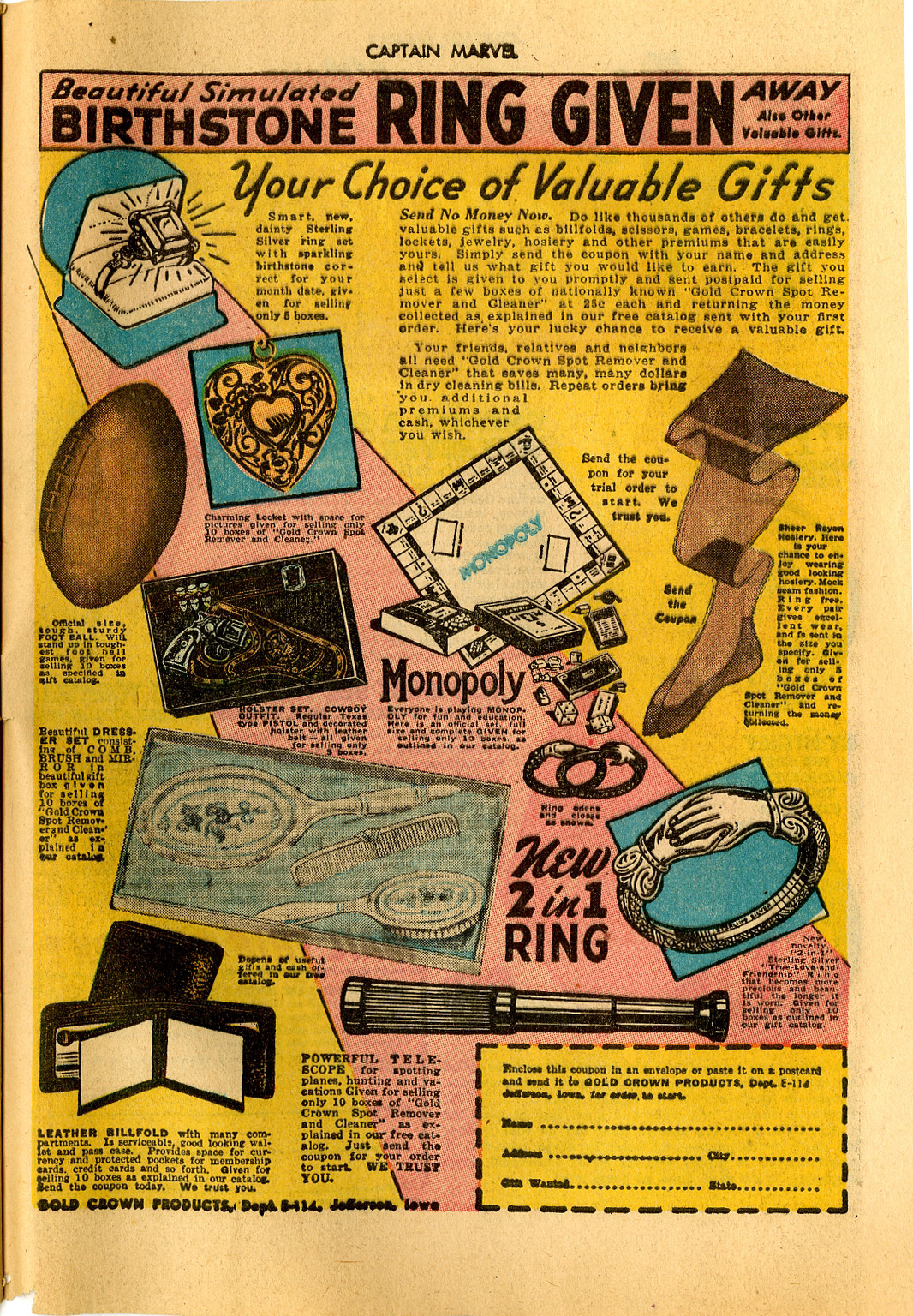 Read online Captain Marvel Adventures comic -  Issue #39 - 49