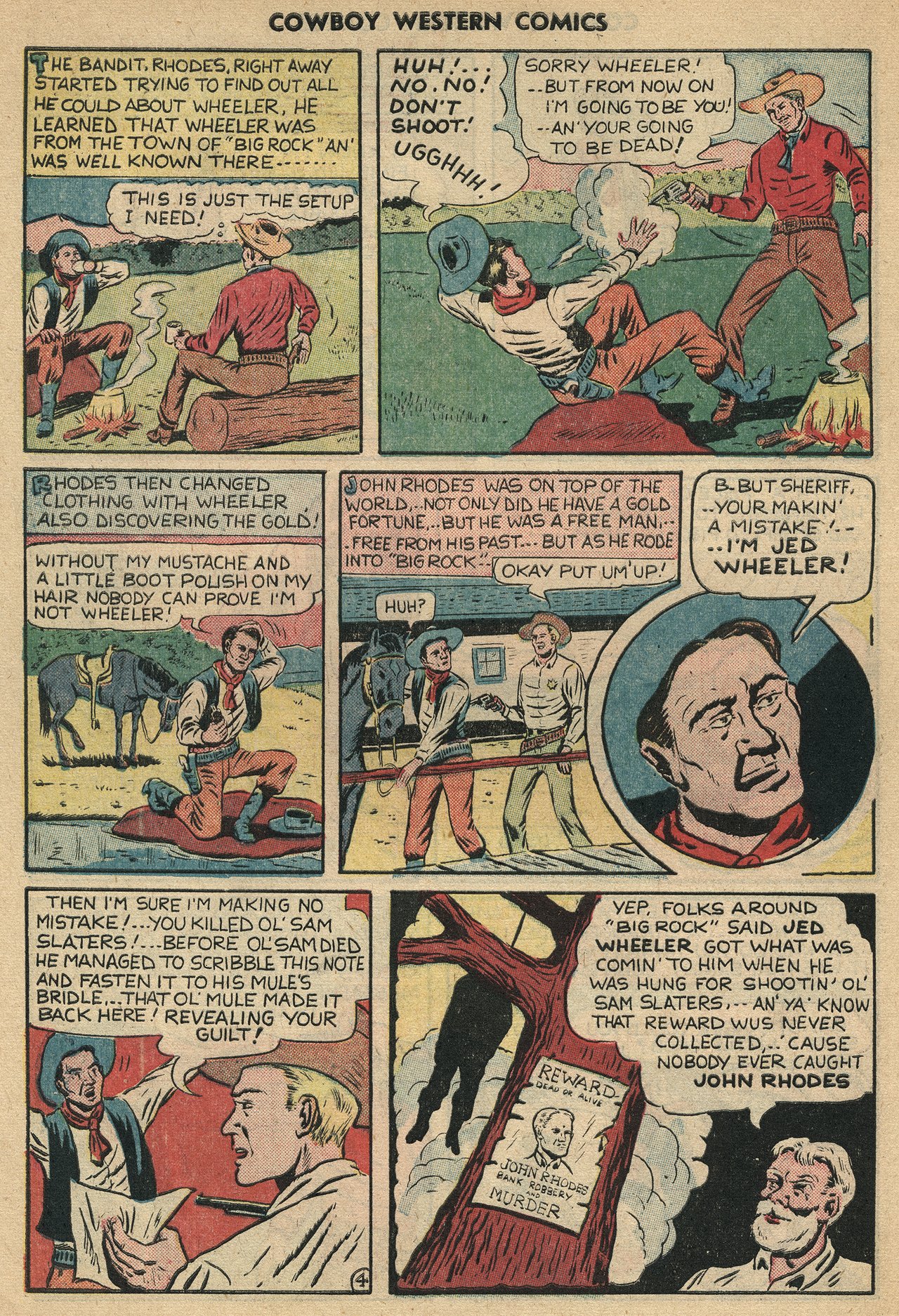 Read online Cowboy Western Comics (1948) comic -  Issue #34 - 30