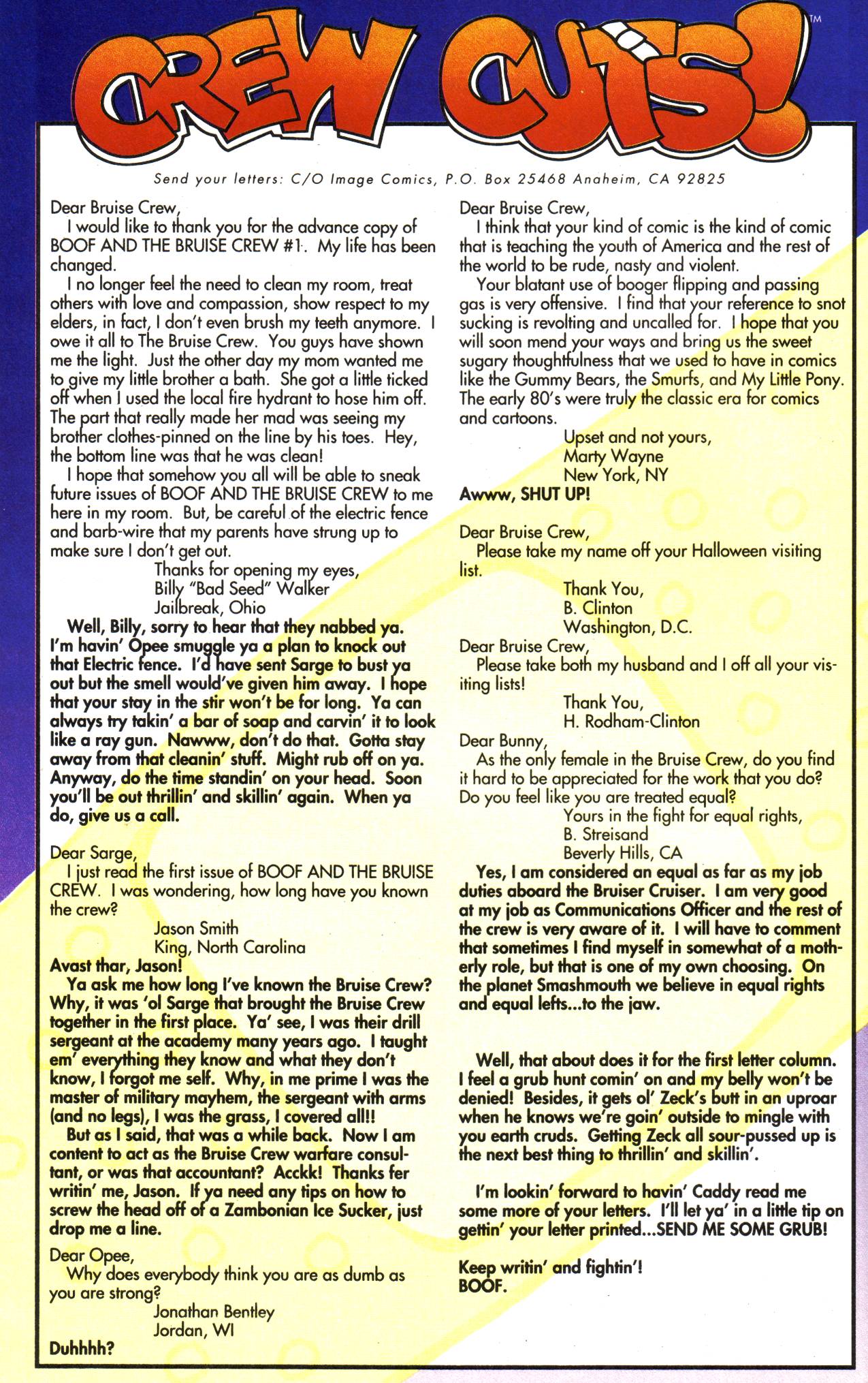 Read online Boof And The Bruise Crew comic -  Issue #1 - 24