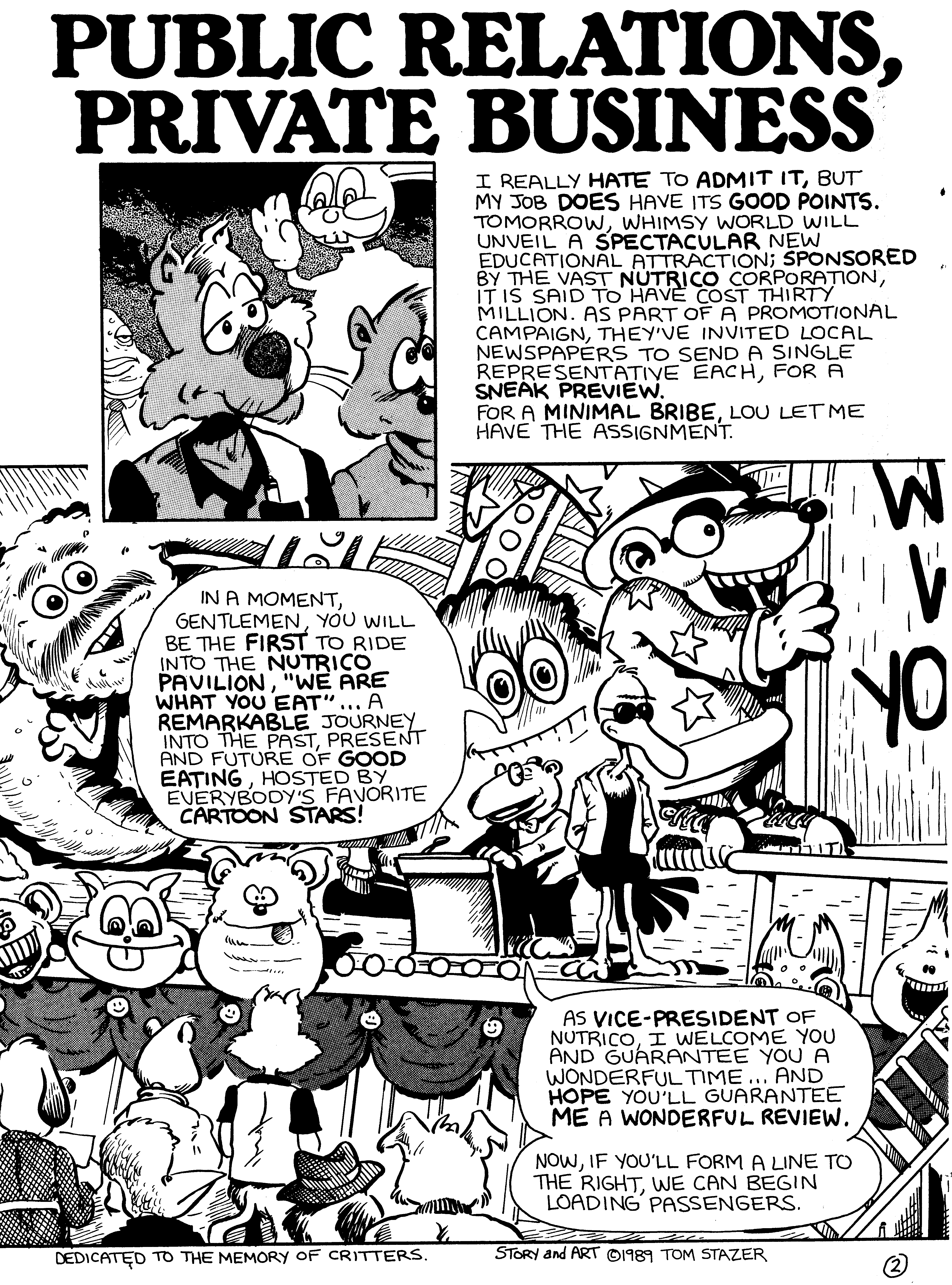 Read online Critters comic -  Issue #46 - 4