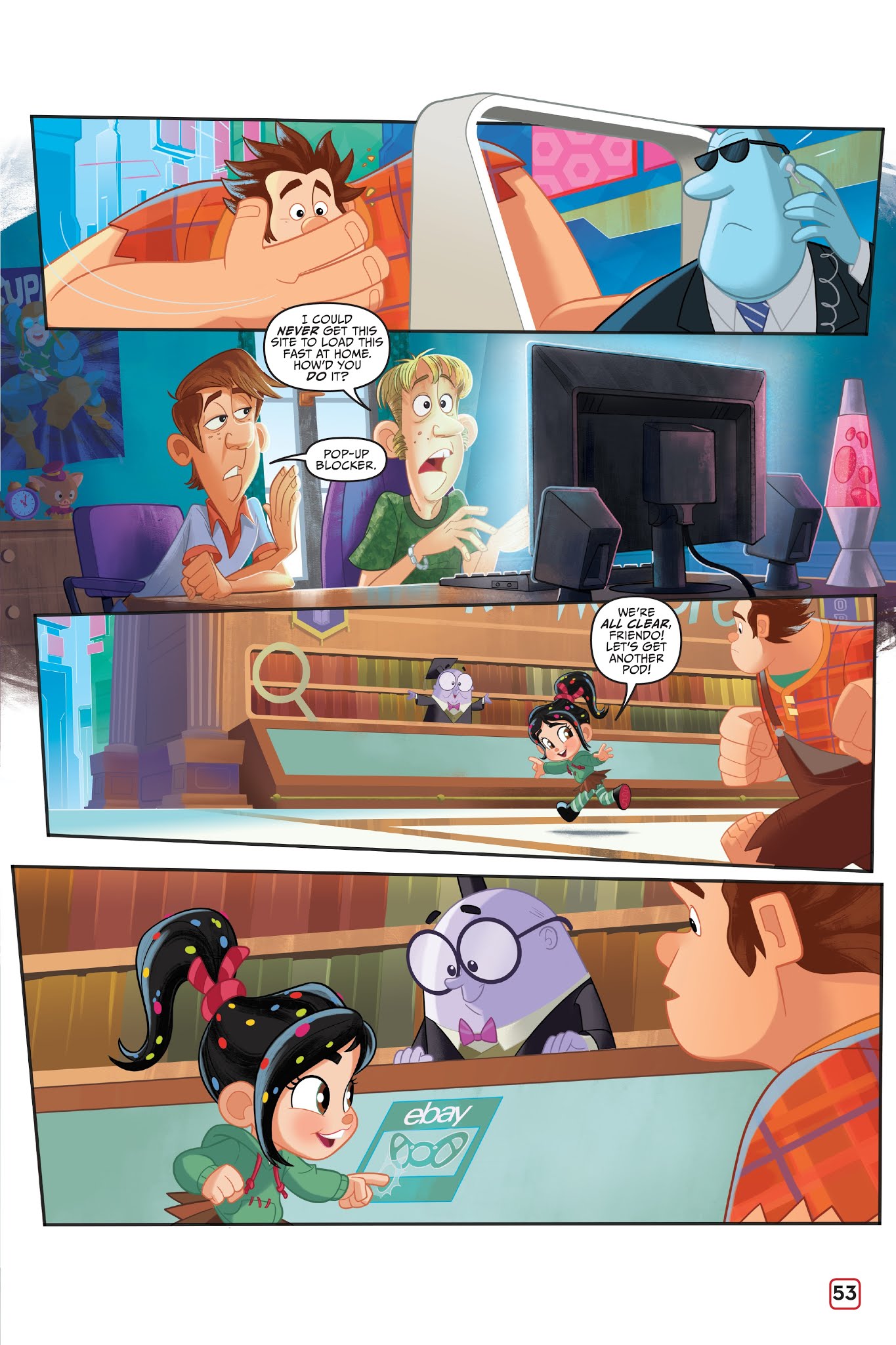 Read online Disney Ralph Breaks the Internet: Click Start- Select-Your-Story Adventure comic -  Issue # Full - 50