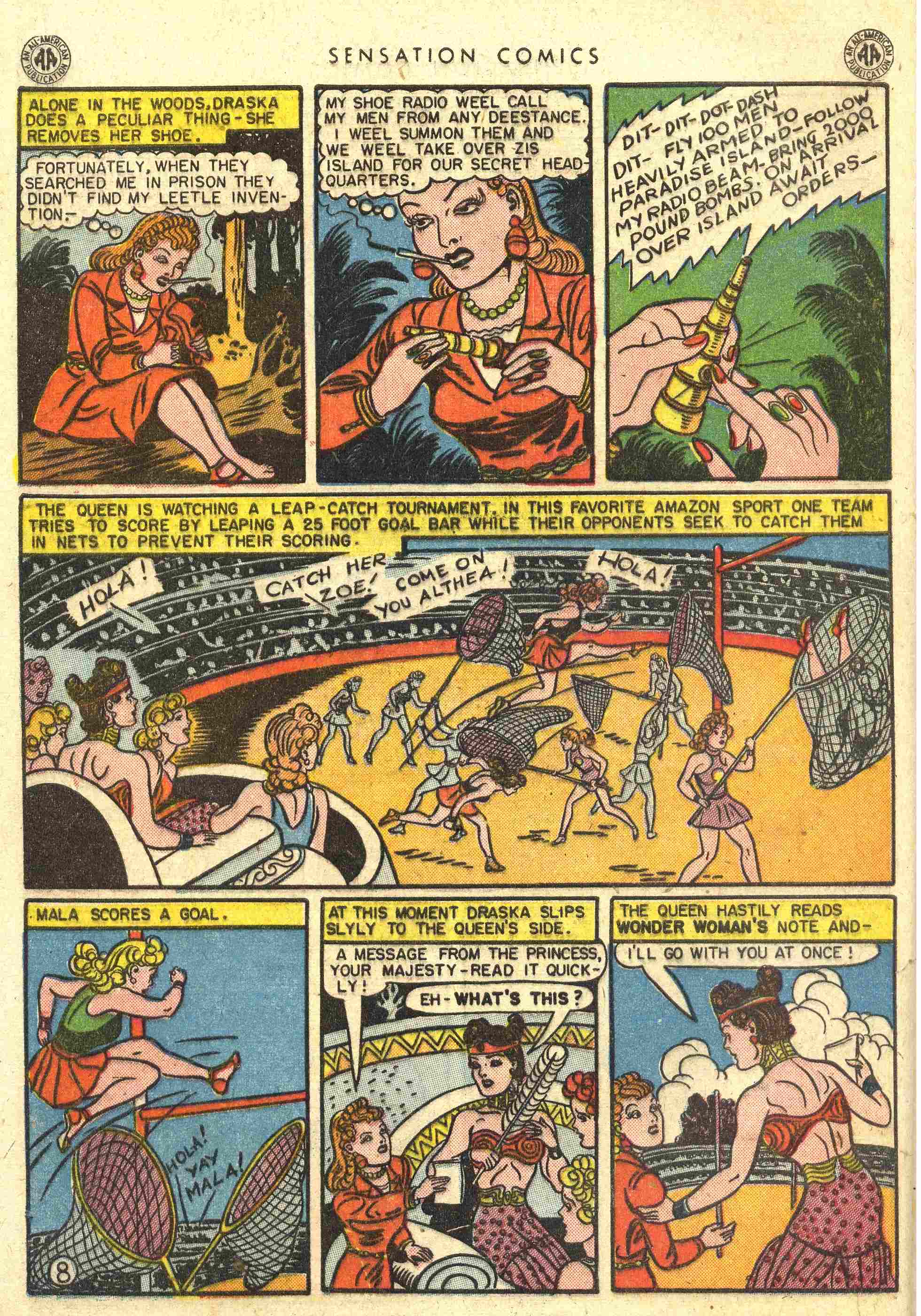 Read online Sensation (Mystery) Comics comic -  Issue #42 - 10