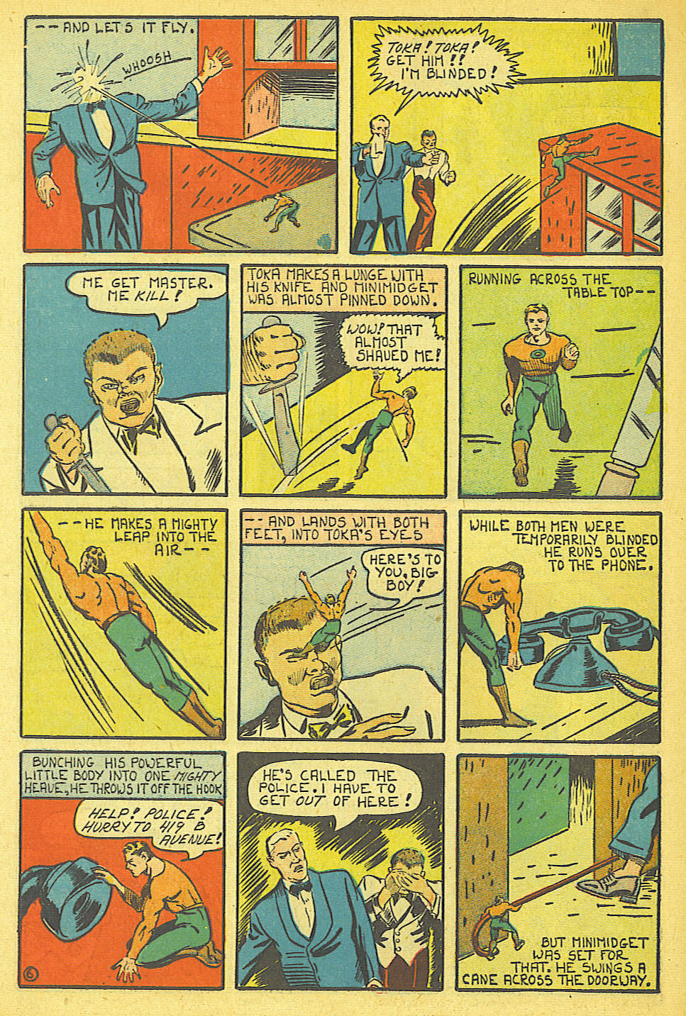Read online Amazing Man Comics comic -  Issue #19 - 64