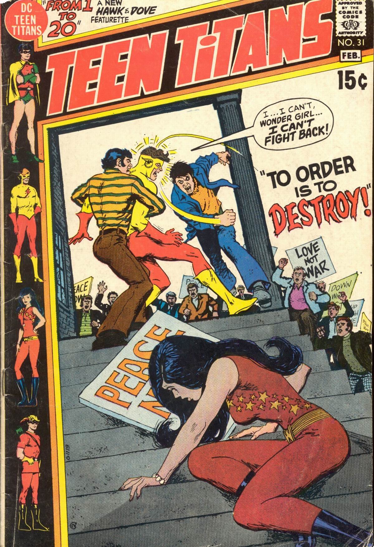 Read online Teen Titans (1966) comic -  Issue #31 - 1