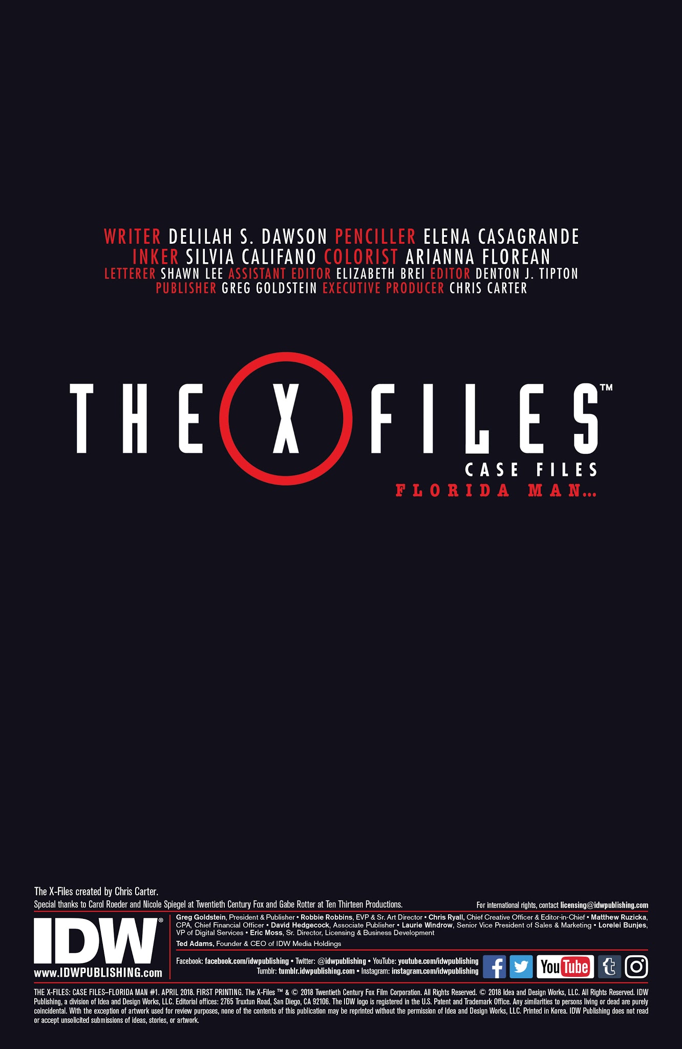 Read online The X-Files: Case Files-Florida Man comic -  Issue #1 - 2