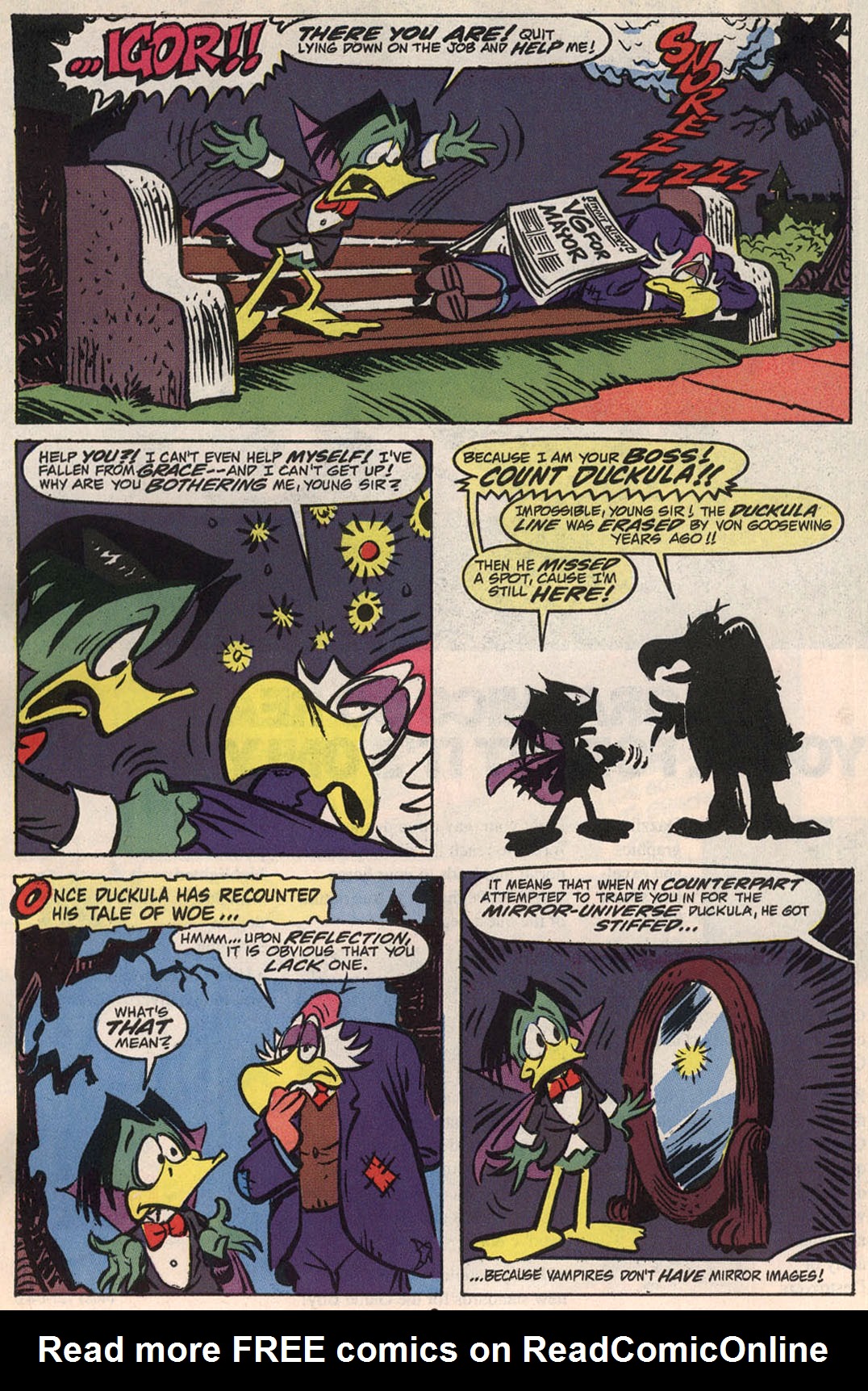 Read online Count Duckula comic -  Issue #15 - 10