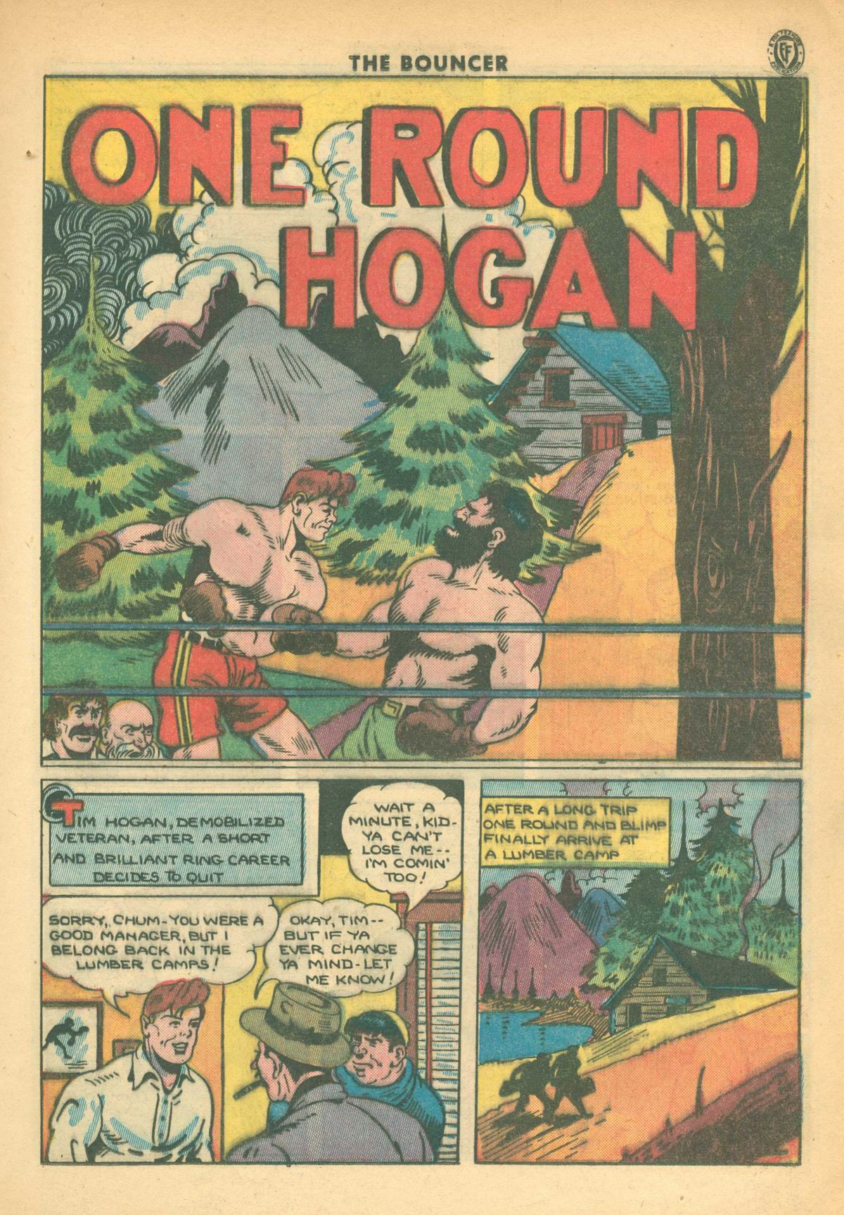 Read online The Bouncer (1944) comic -  Issue #11 - 13