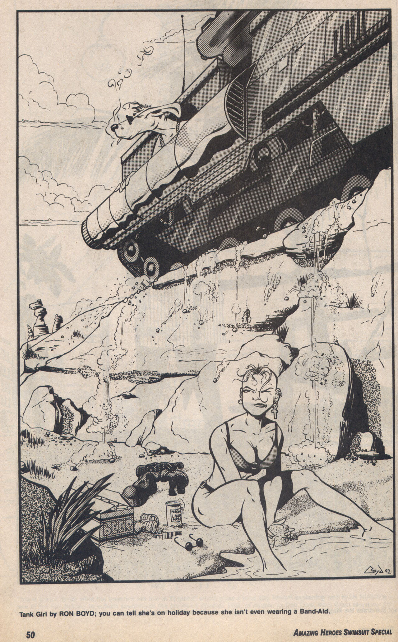 Read online Amazing Heroes Swimsuit Special comic -  Issue # TPB 3 - 49