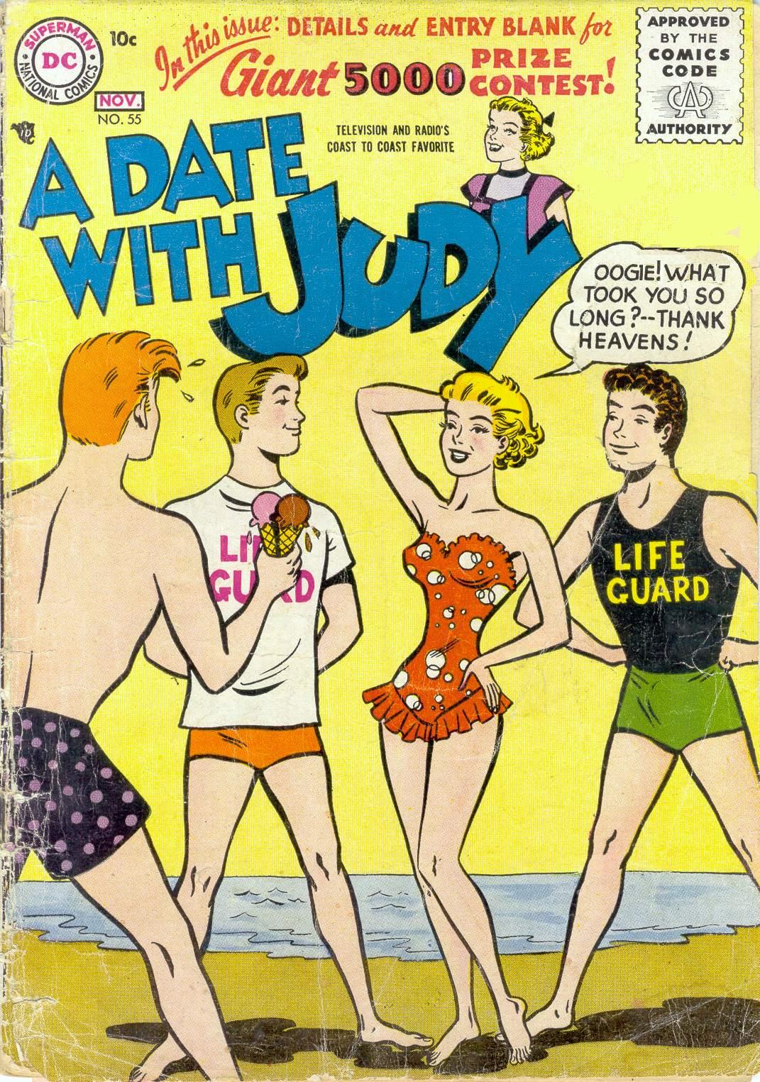 Read online A Date with Judy comic -  Issue #55 - 1
