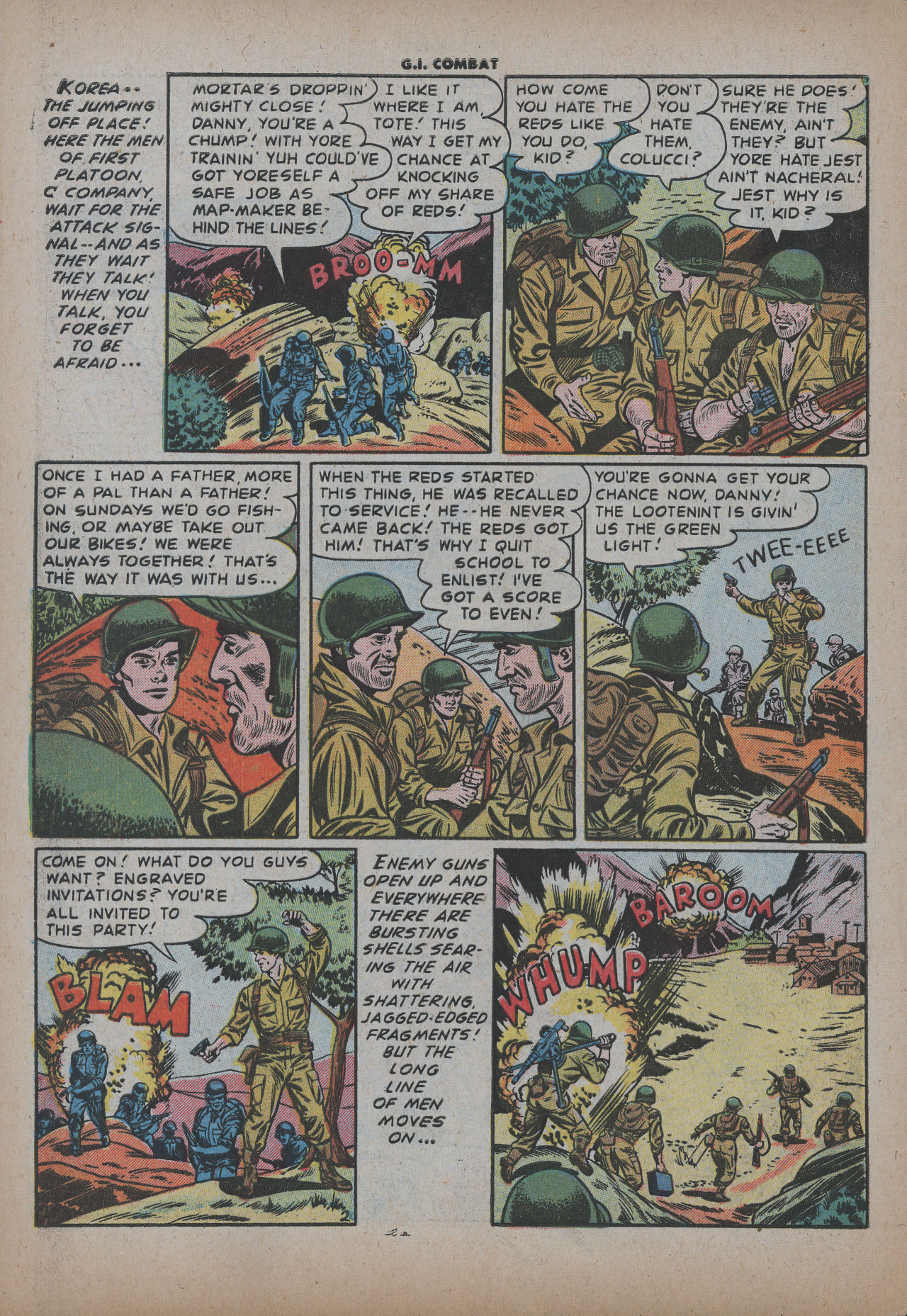 Read online G.I. Combat (1952) comic -  Issue #30 - 4