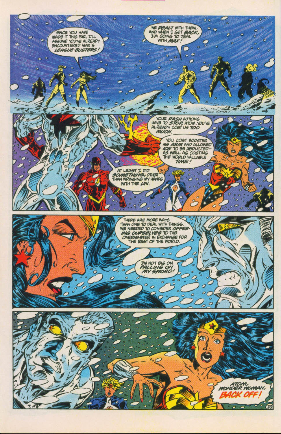 Read online Justice League America comic -  Issue #90 - 21