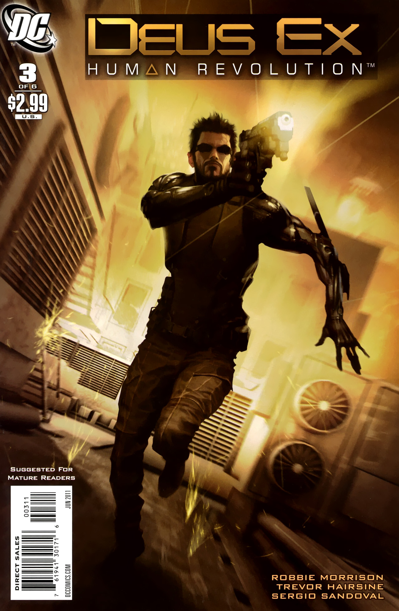 Read online Deus Ex comic -  Issue #3 - 1