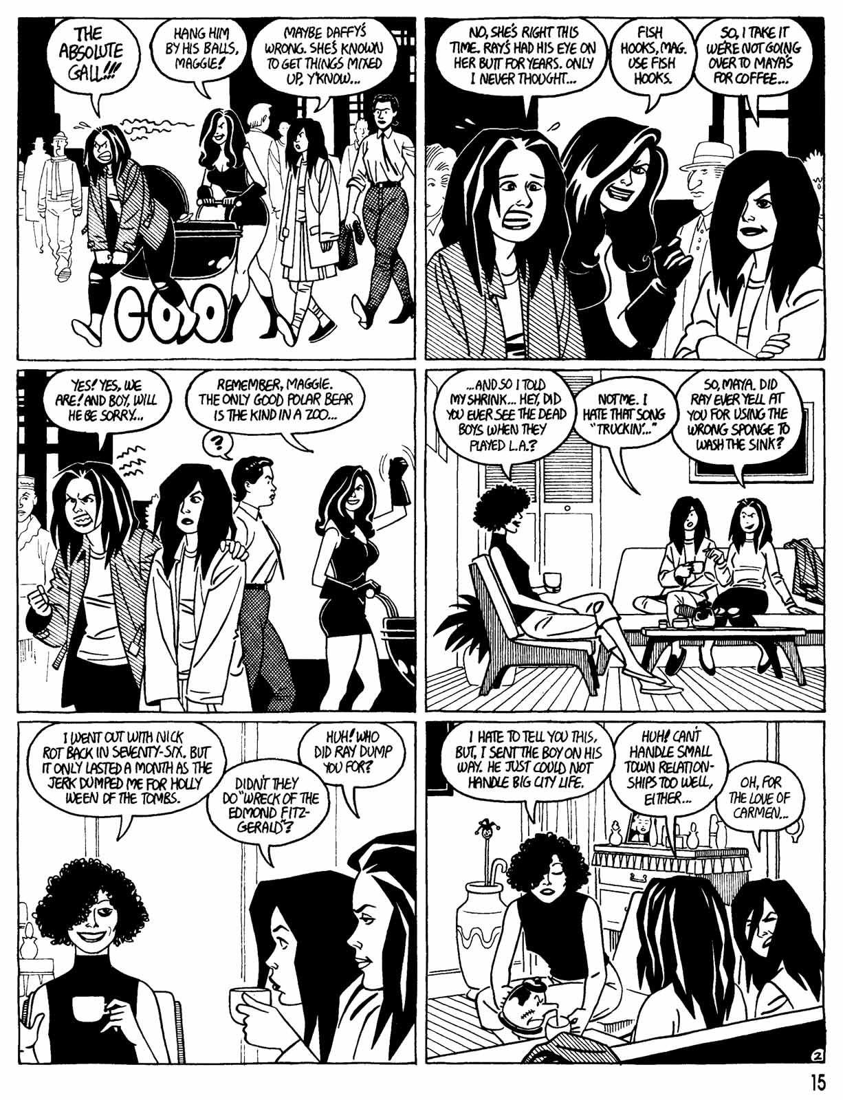 Read online Love and Rockets (1982) comic -  Issue #32 - 17