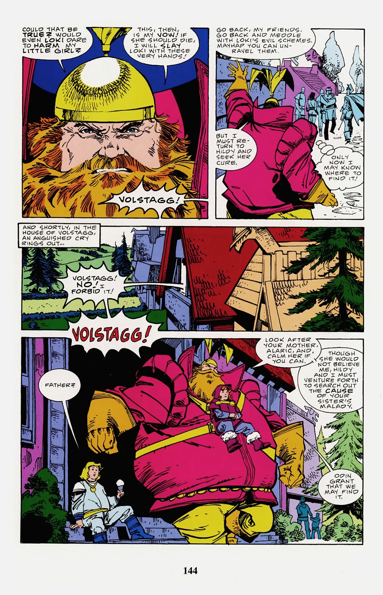 Read online Thor Visionaries: Walter Simonson comic -  Issue # TPB 3 - 146