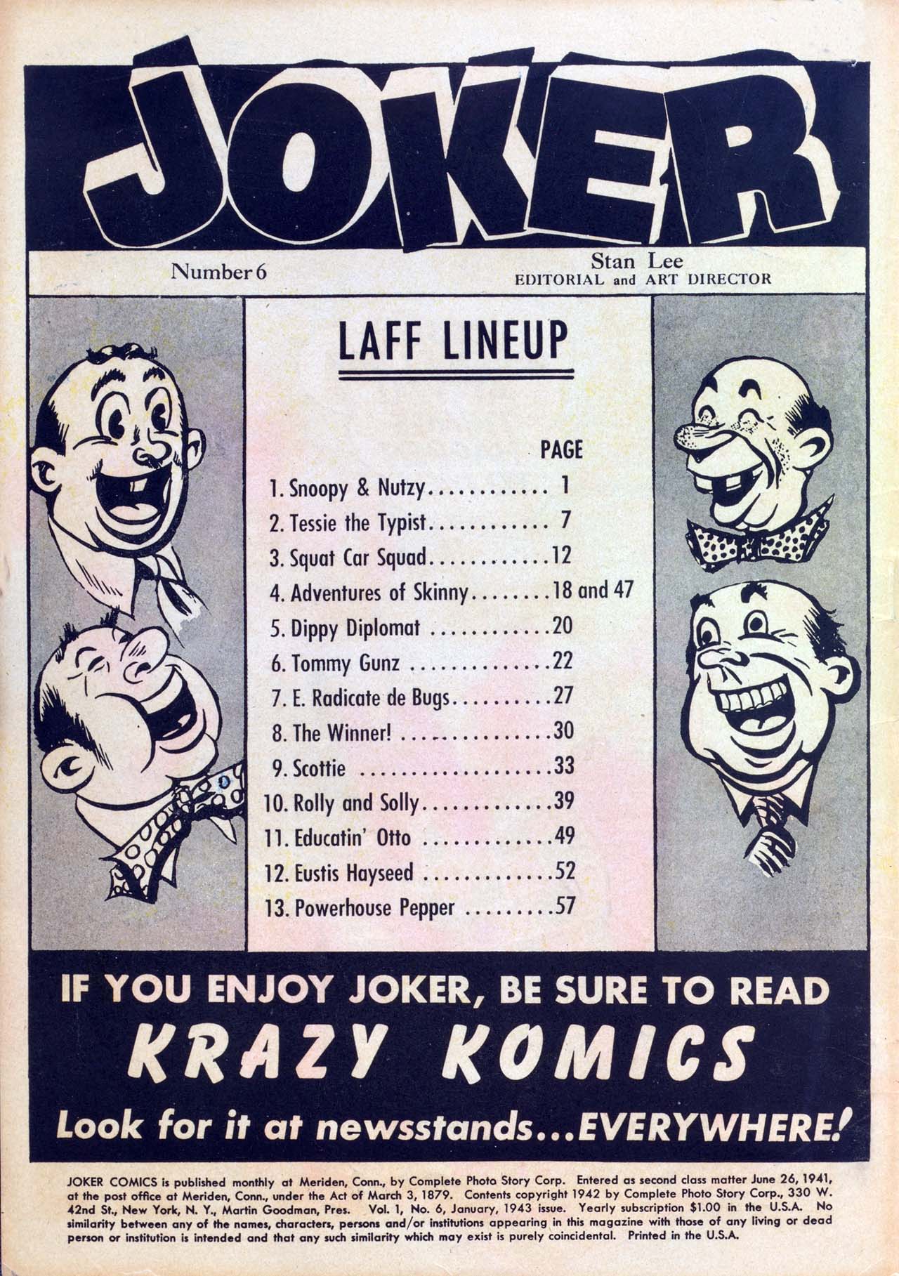 Read online Joker Comics comic -  Issue #6 - 2