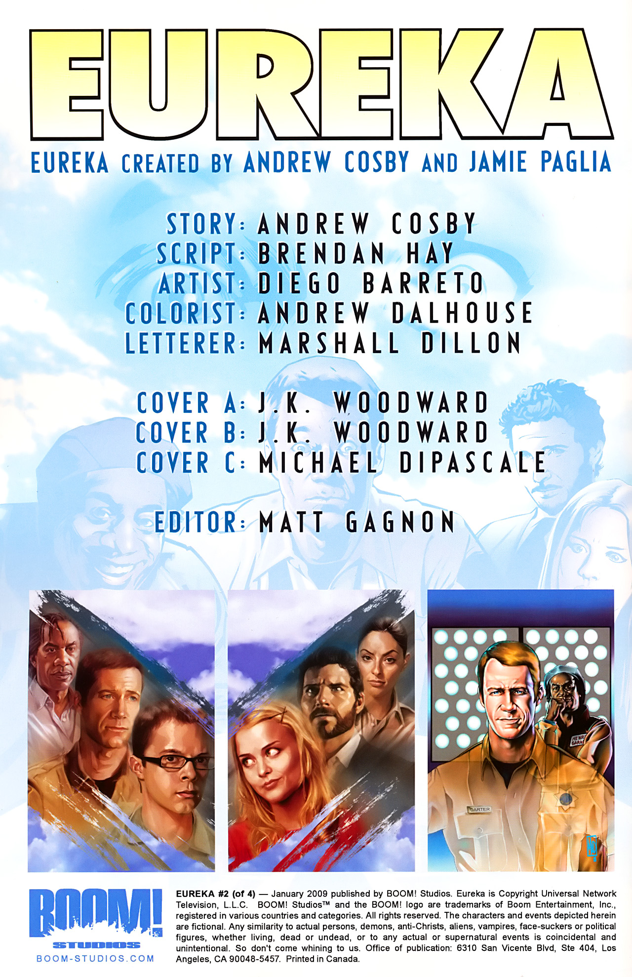 Read online Eureka comic -  Issue #2 - 3