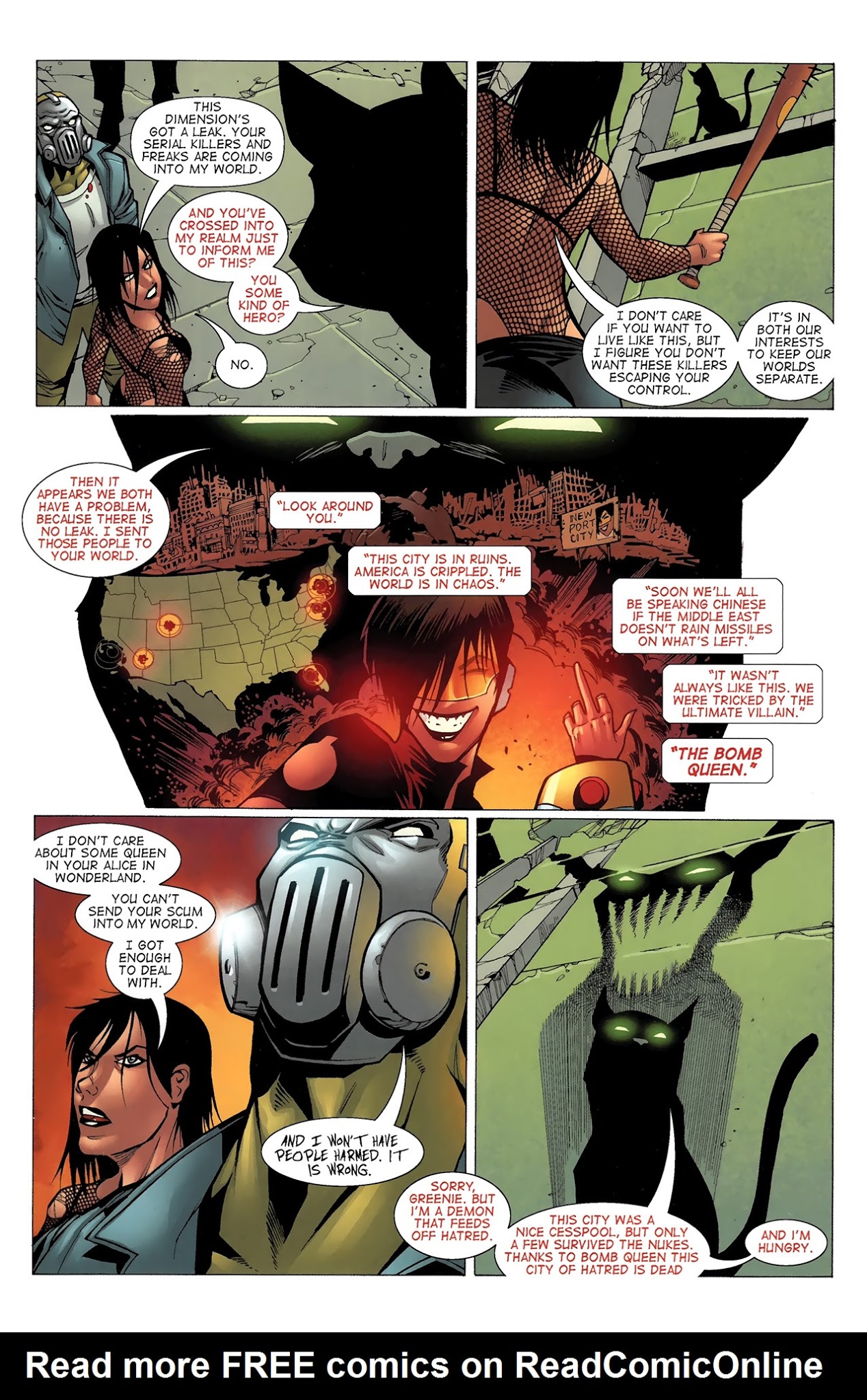 Read online Bomb Queen vs. Hack/Slash comic -  Issue # Full - 8