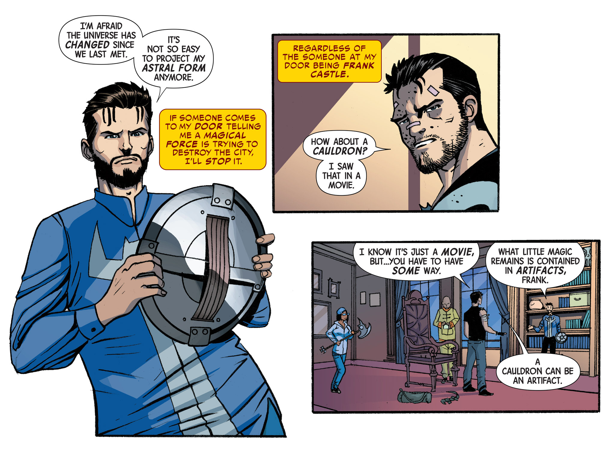 Read online Doctor Strange/Punisher: Magic Bullets Infinite Comic comic -  Issue #2 - 33
