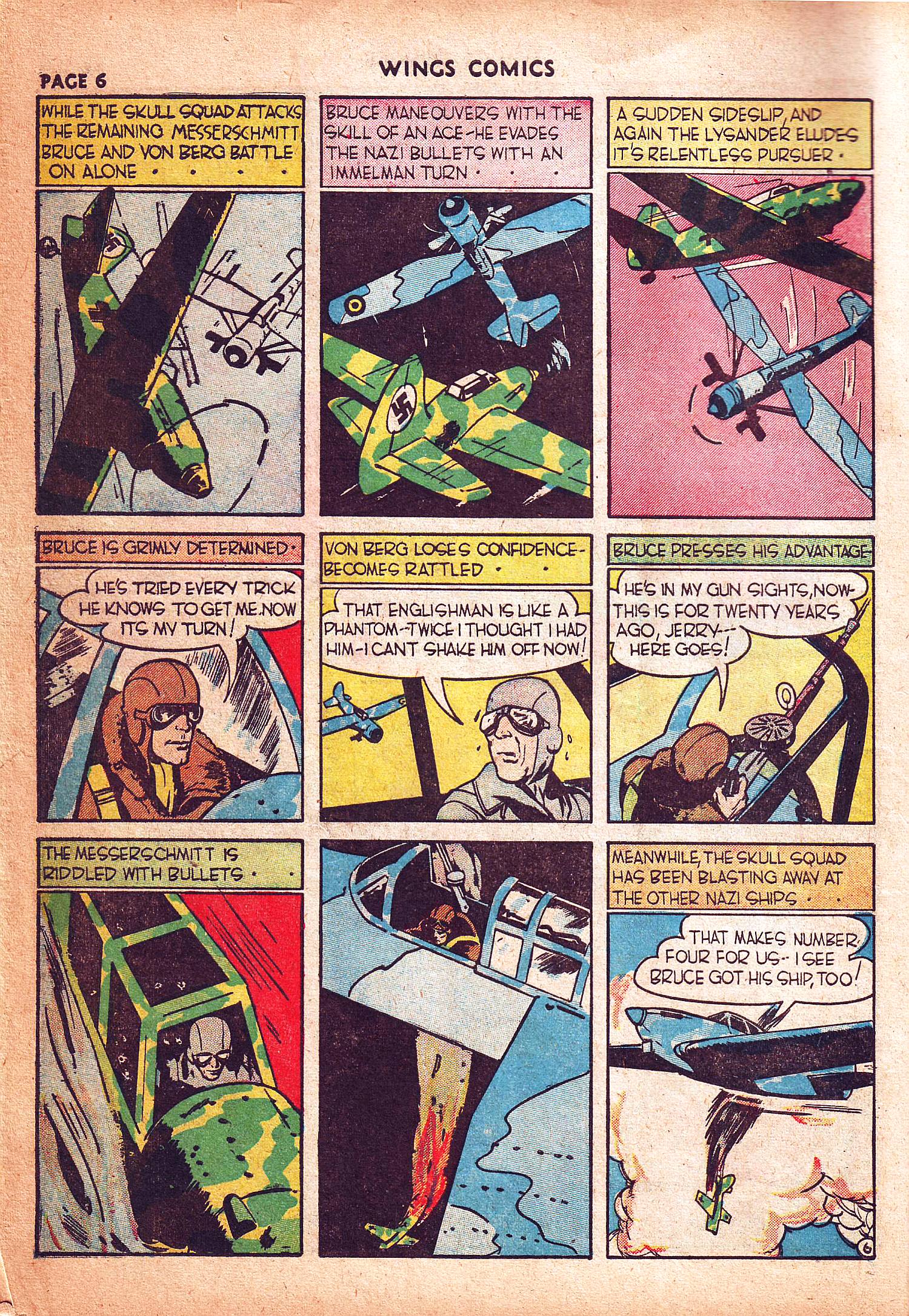 Read online Wings Comics comic -  Issue #3 - 8
