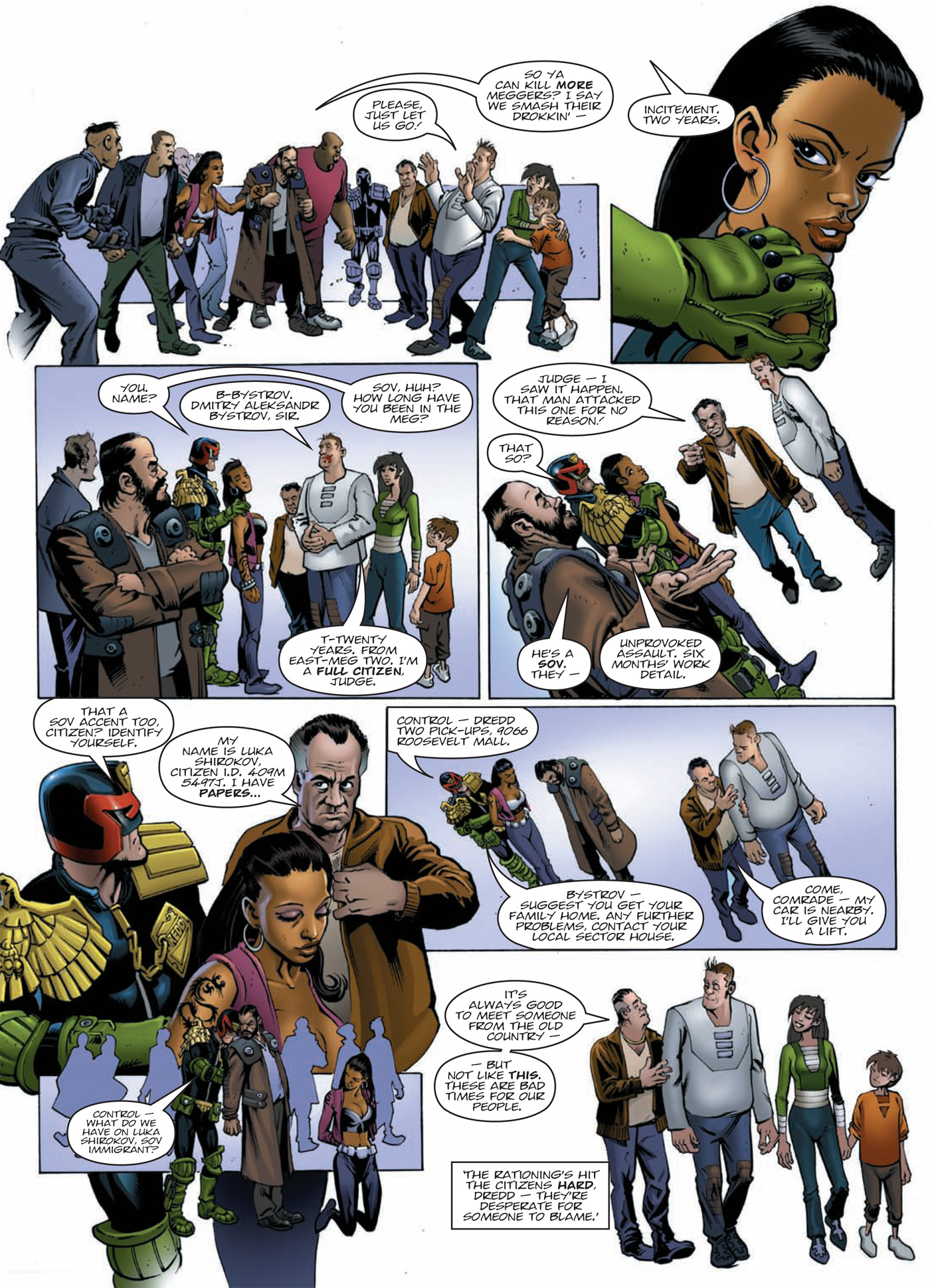 Read online Judge Dredd: Day of Chaos: Fallout comic -  Issue # TPB (Part 1) - 93