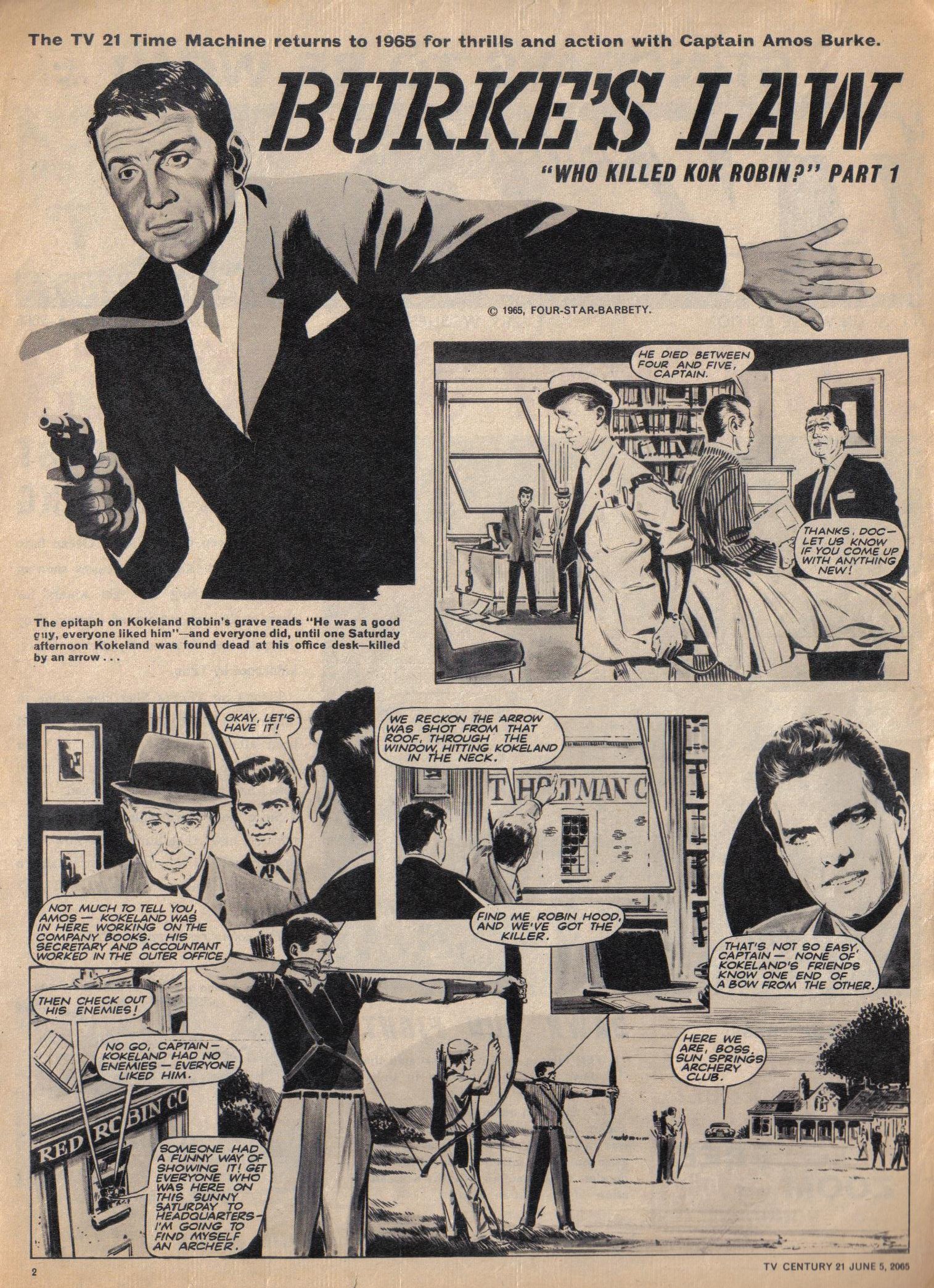 Read online TV Century 21 (TV 21) comic -  Issue #20 - 2