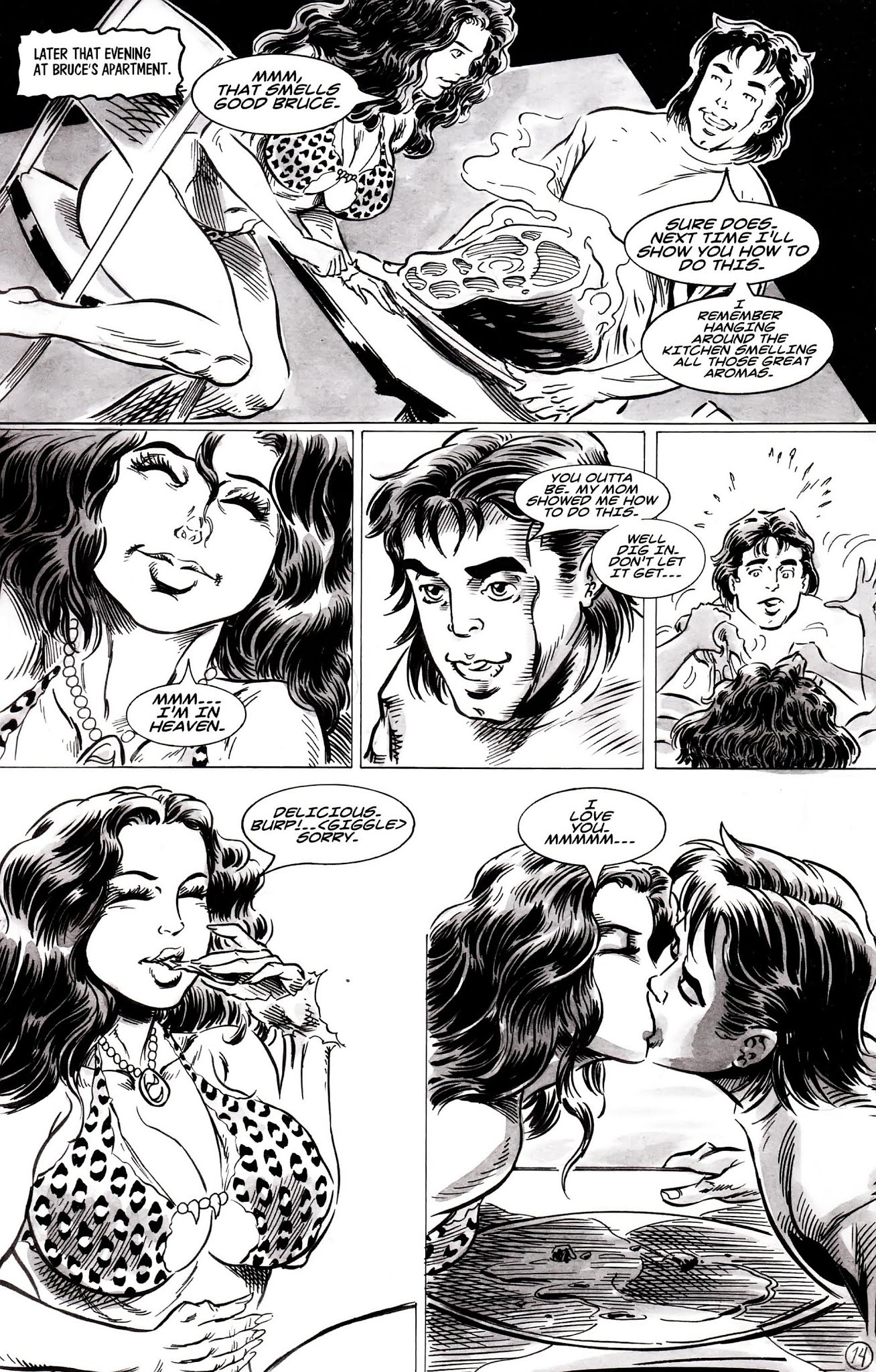 Read online Cavewoman: Gangster comic -  Issue #1 - 16