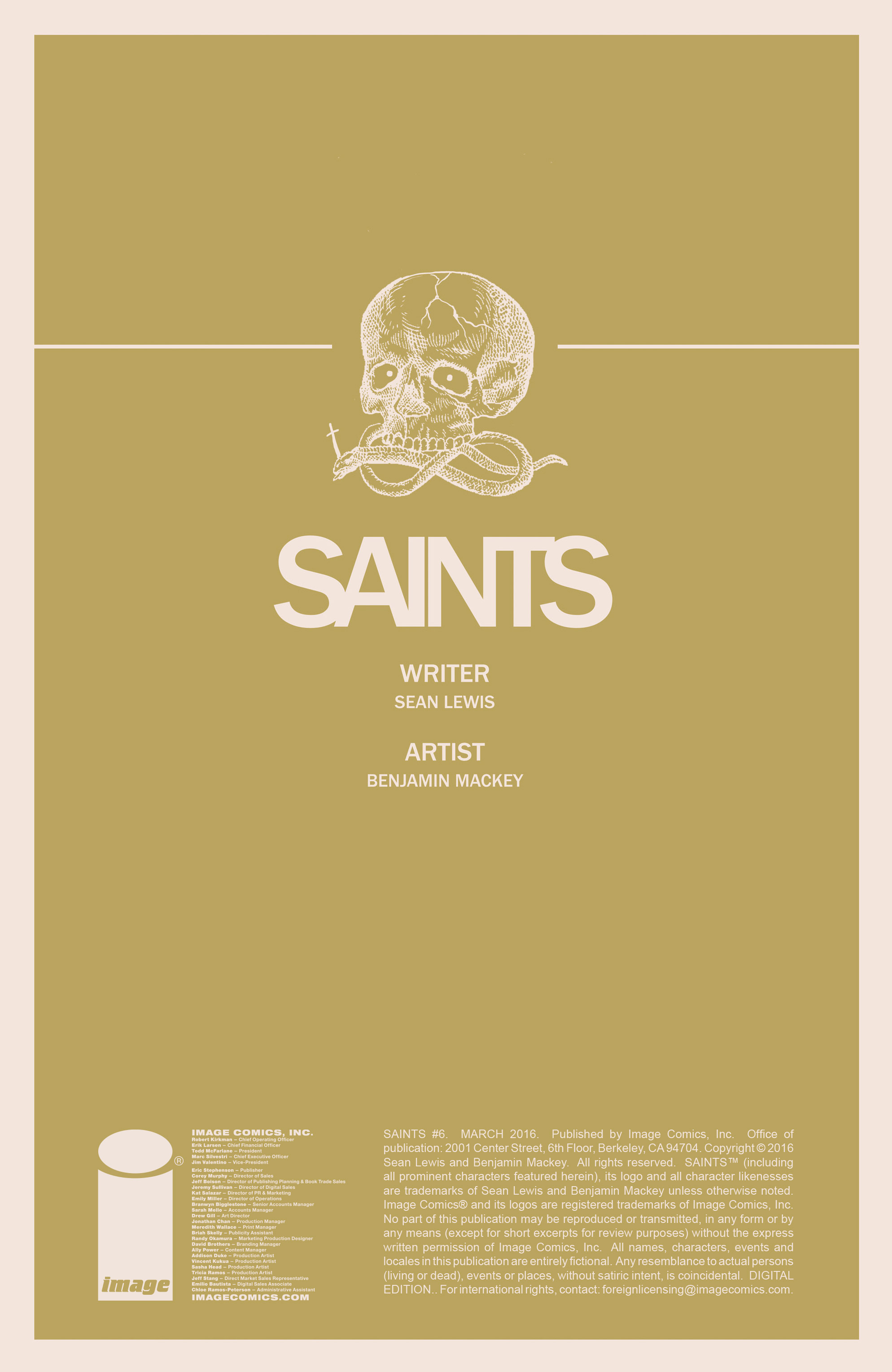 Read online Saints (2015) comic -  Issue #6 - 2