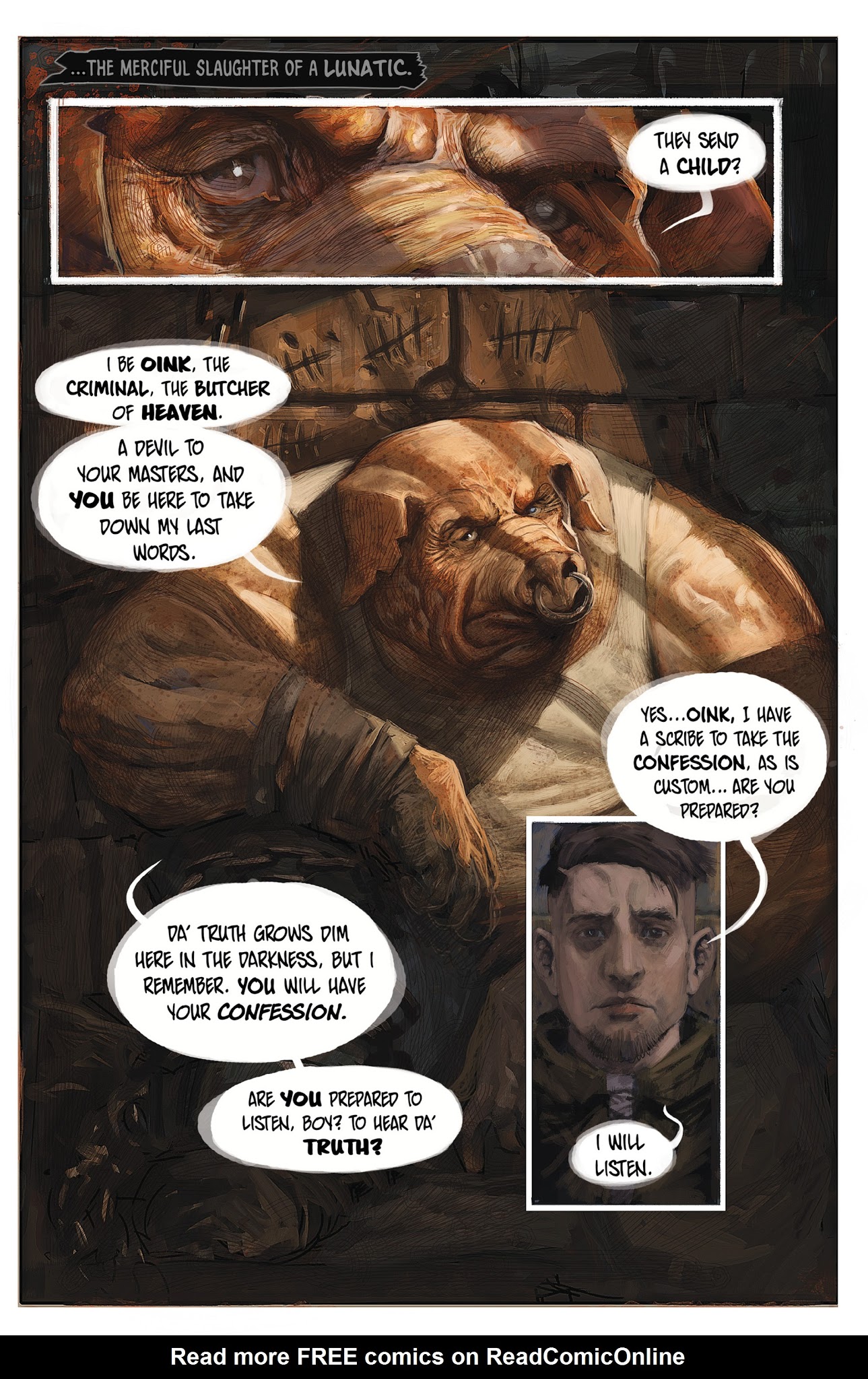 Read online Oink: Heaven's Butcher comic -  Issue # TPB - 9