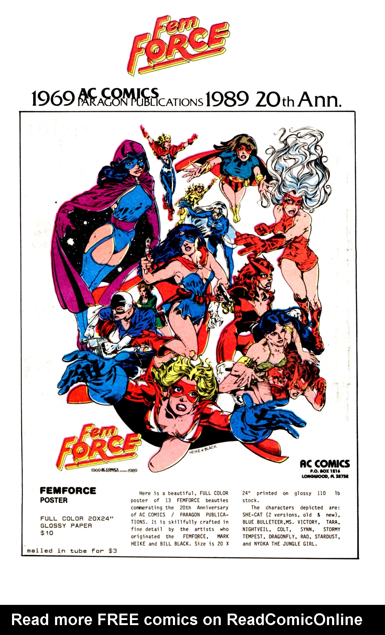Read online Untold Origin of FemForce comic -  Issue # Full - 65