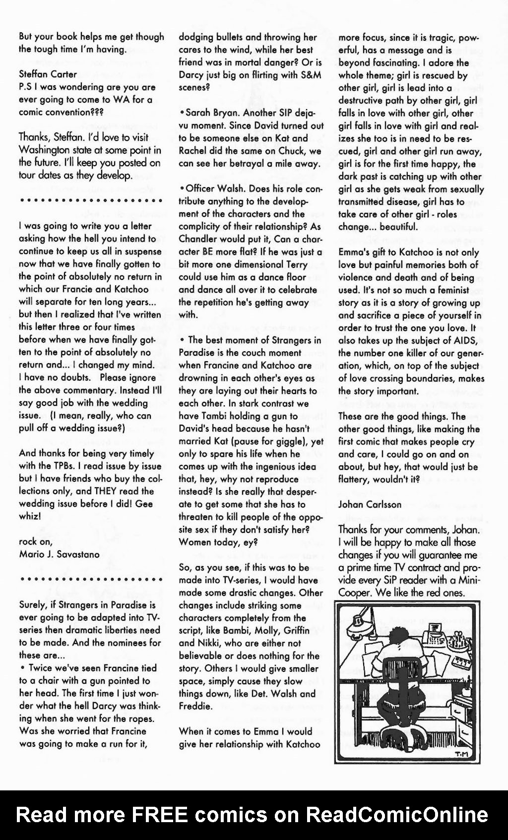 Read online Strangers in Paradise comic -  Issue #64 - 26