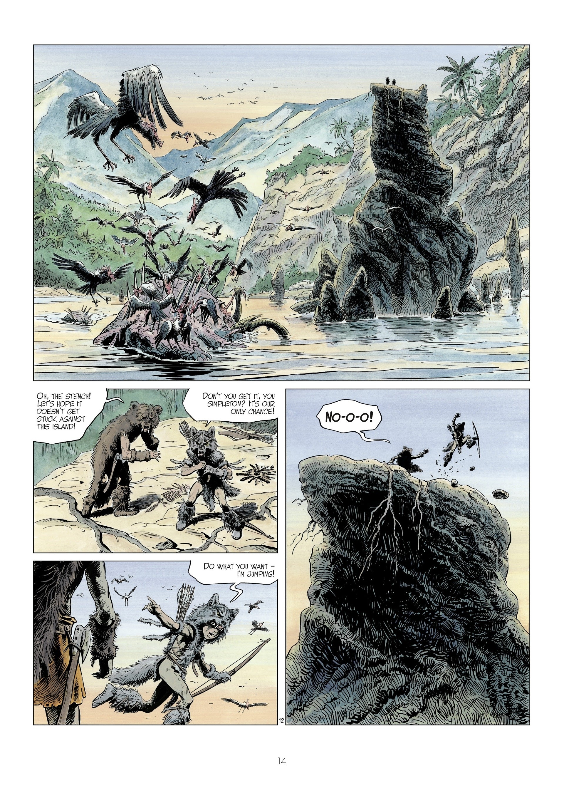 Read online The World of Thorgal: Wolfcub comic -  Issue #3 - 16