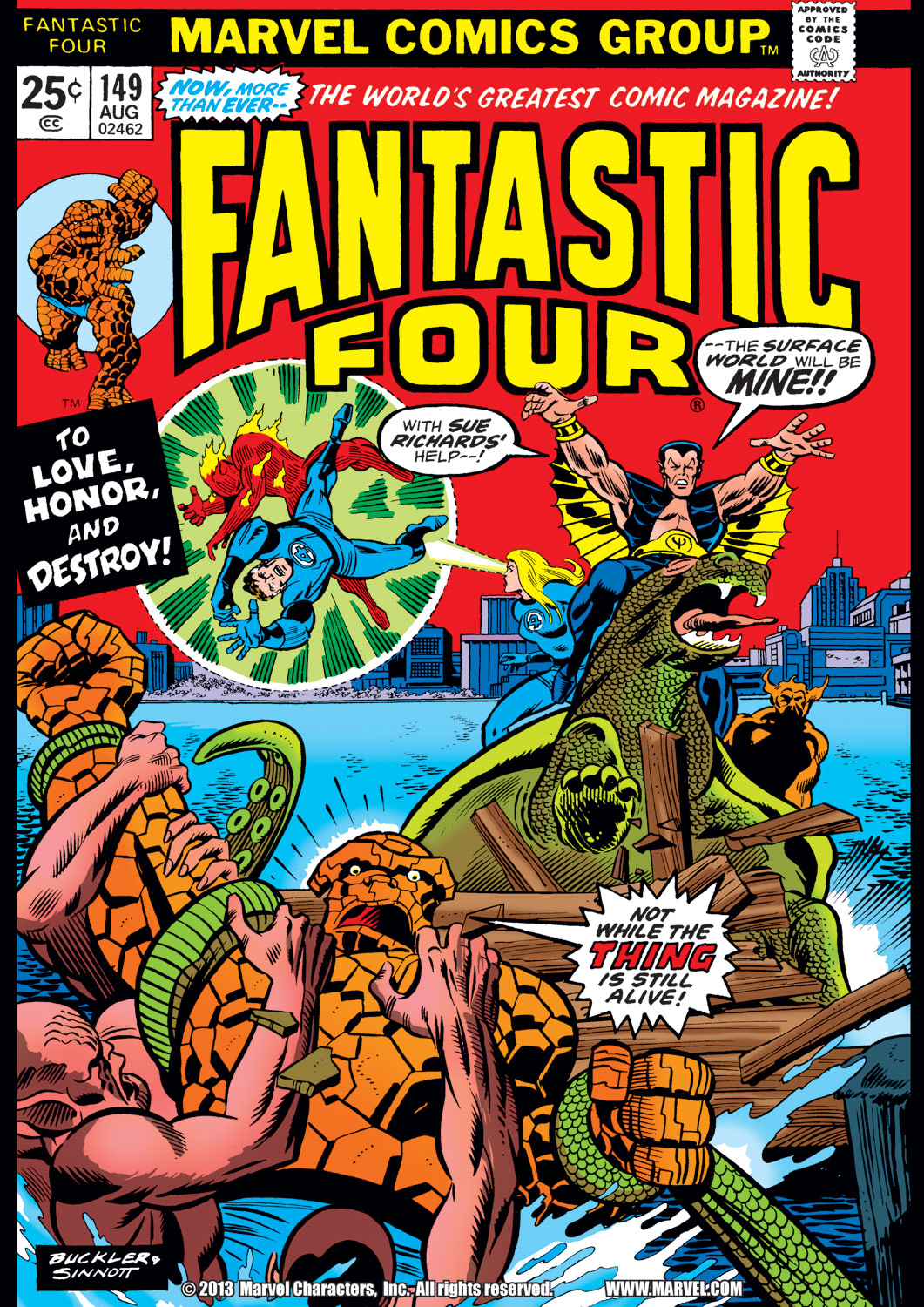 Read online Fantastic Four (1961) comic -  Issue #149 - 1