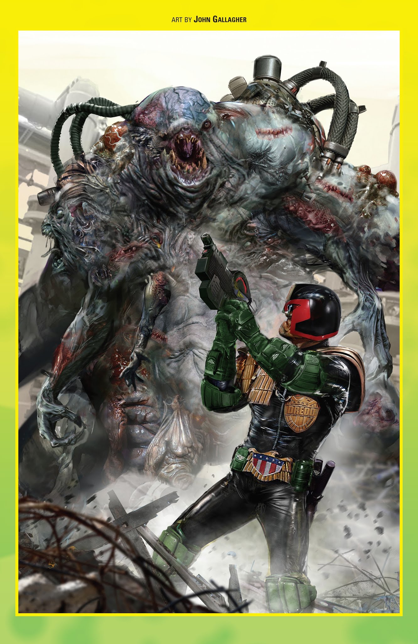 Read online Judge Dredd: Toxic comic -  Issue #1 - 24