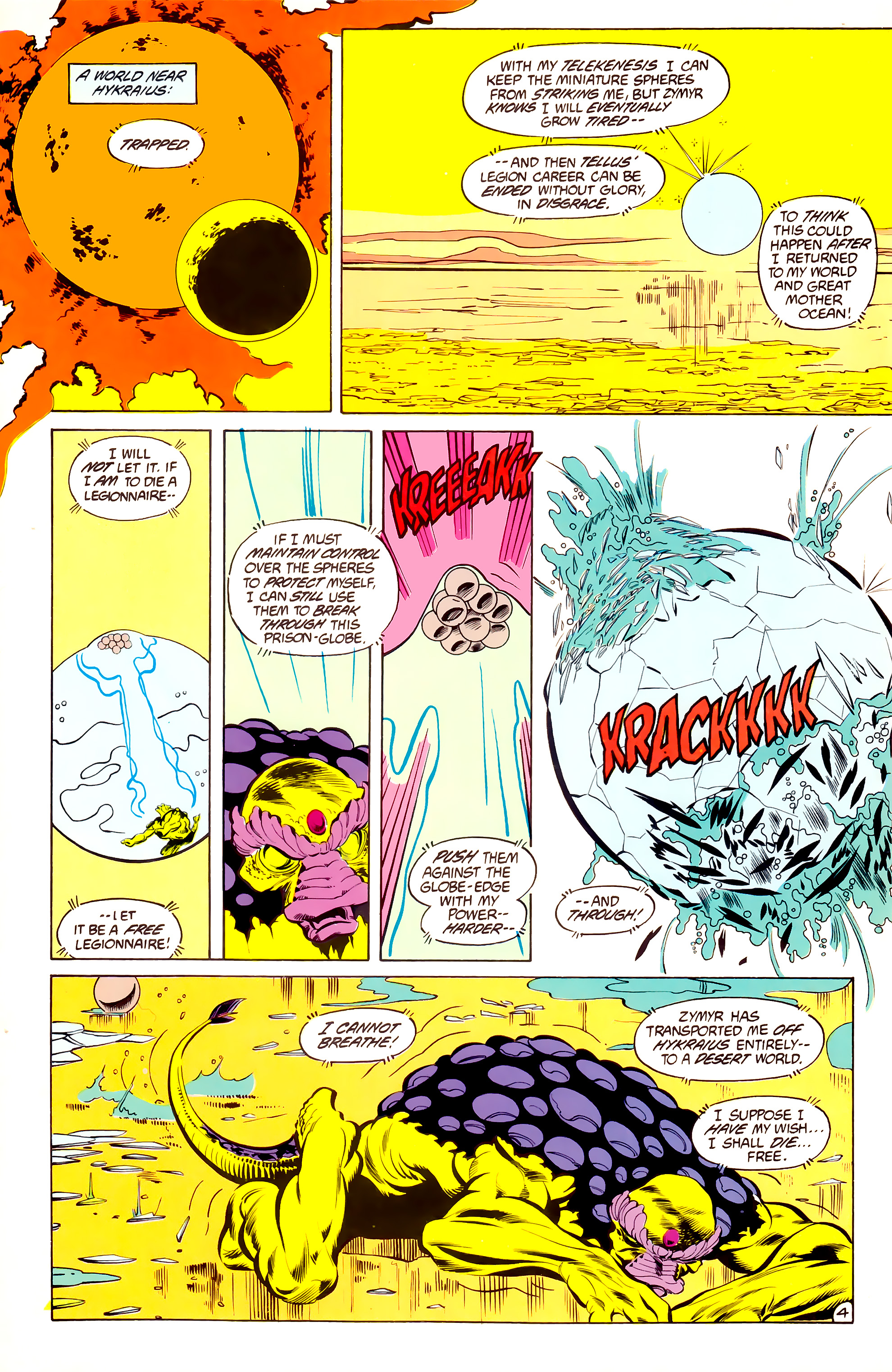 Read online Legion of Super-Heroes (1984) comic -  Issue #34 - 5