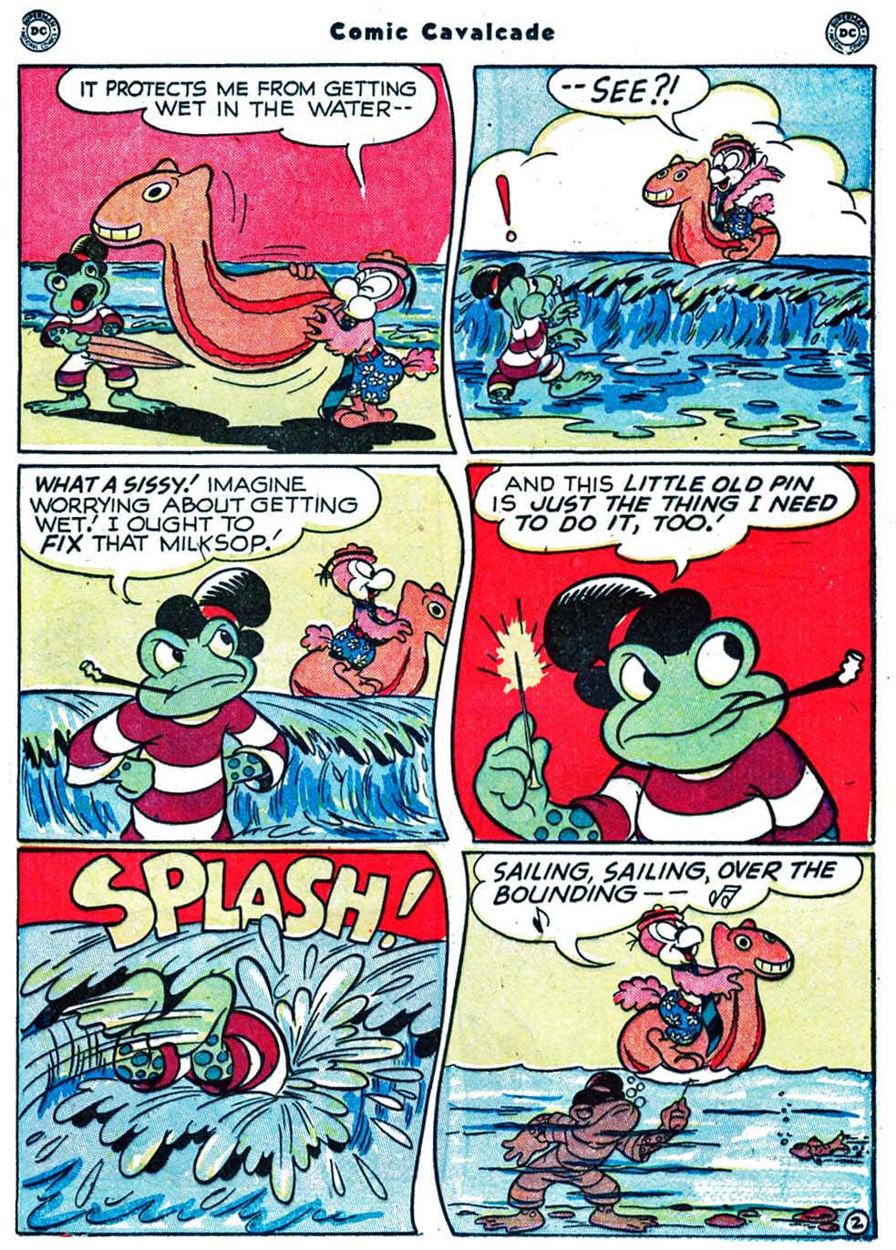 Read online Comic Cavalcade comic -  Issue #39 - 37