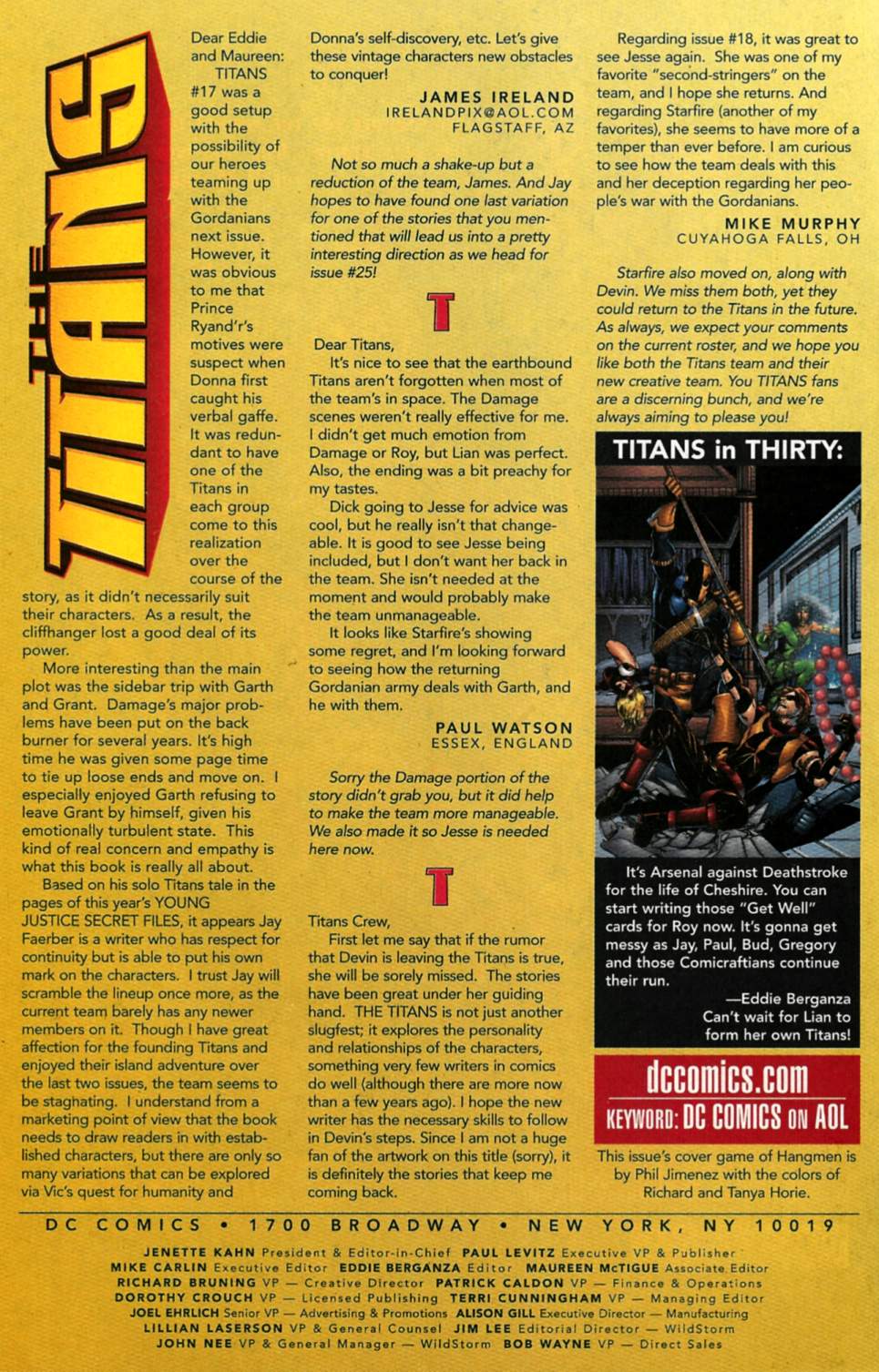Read online The Titans (1999) comic -  Issue #21 - 24