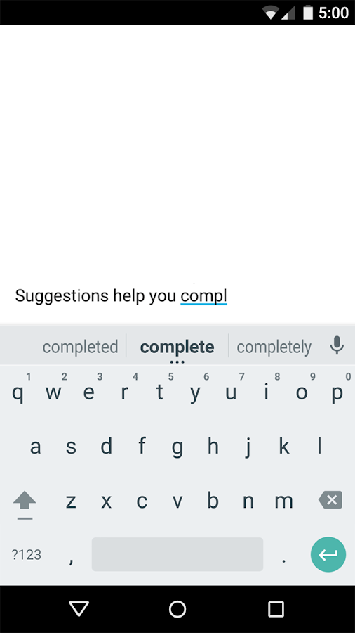 Google Keyboard | Screenshot